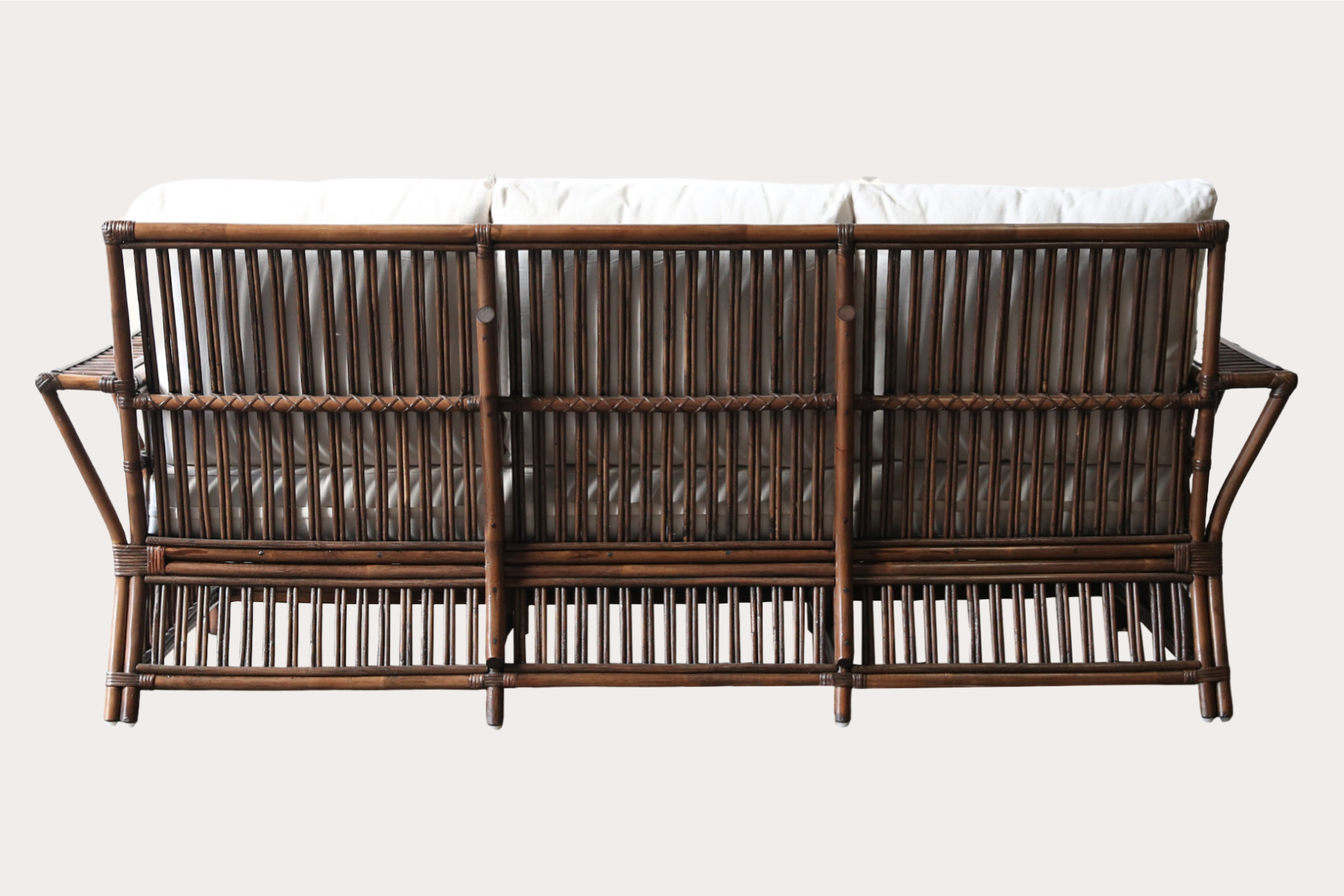 President 3 Seater. Brown Wash