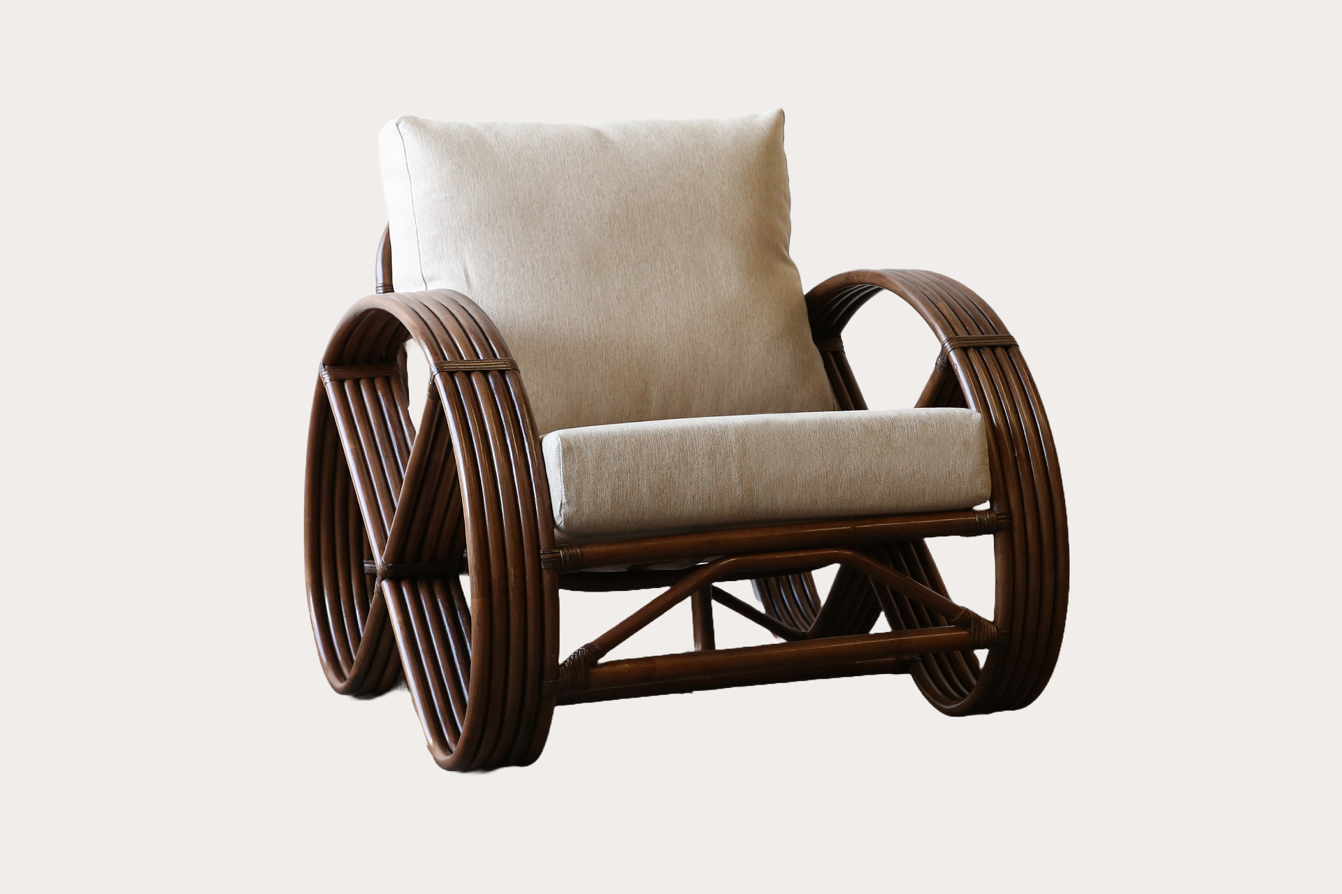 Portofino Armchair - Brown Wash