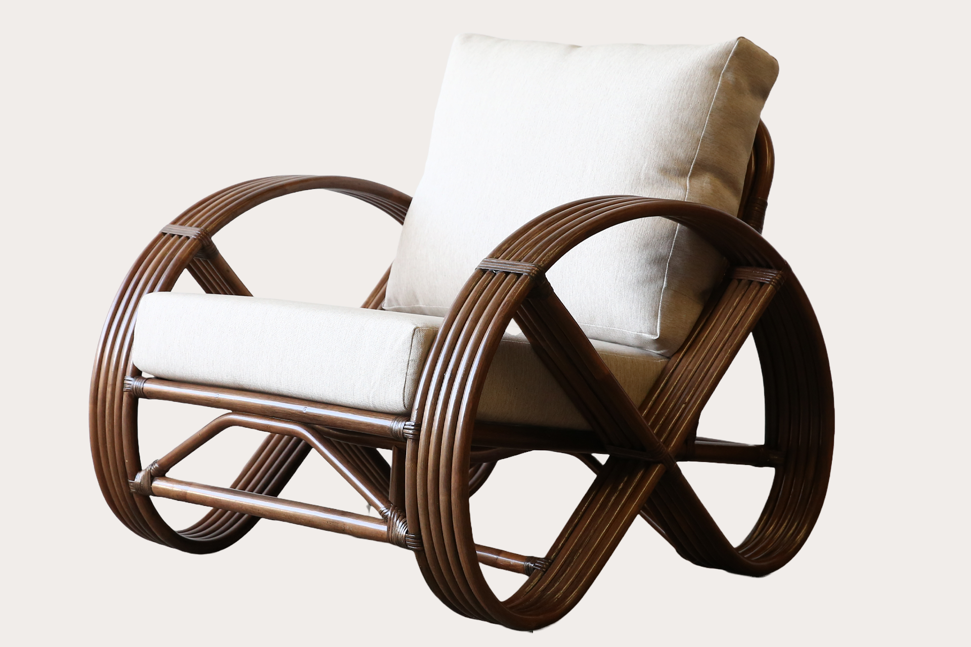 Portofino Armchair - Brown Wash