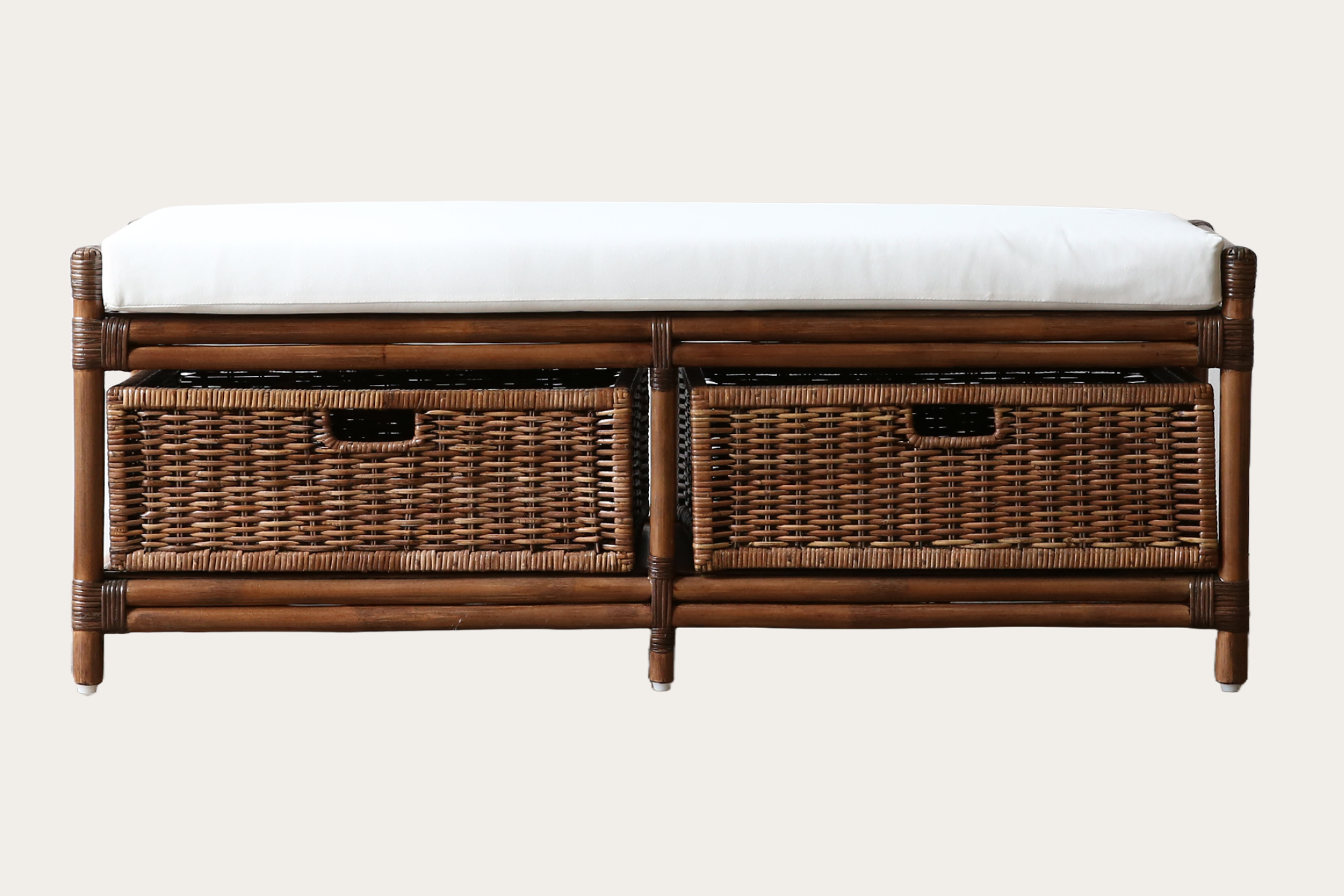 Prague Bench Seat - Brown Wash.