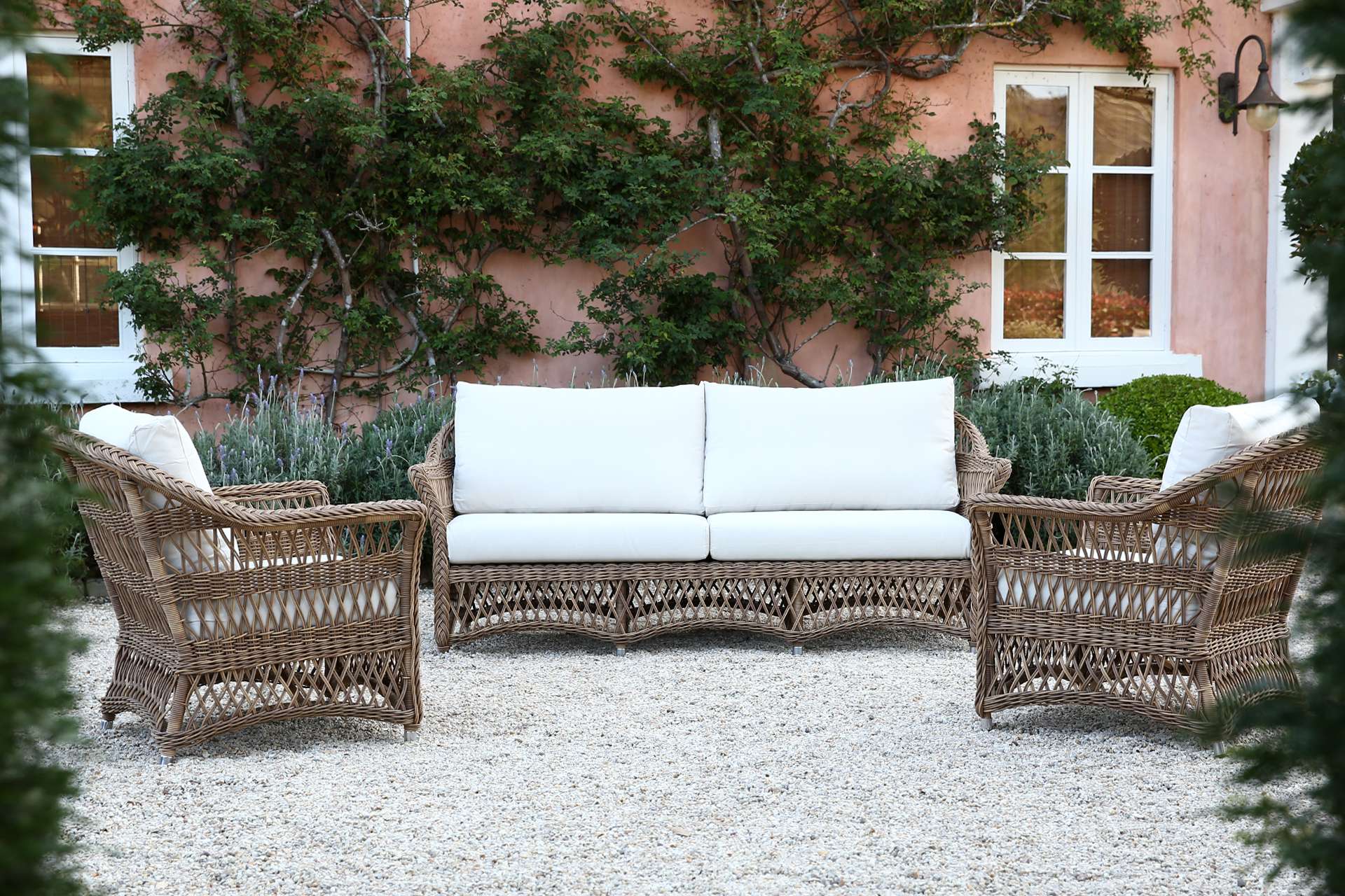 Remy Outdoor Wicker 3 Seater. A118