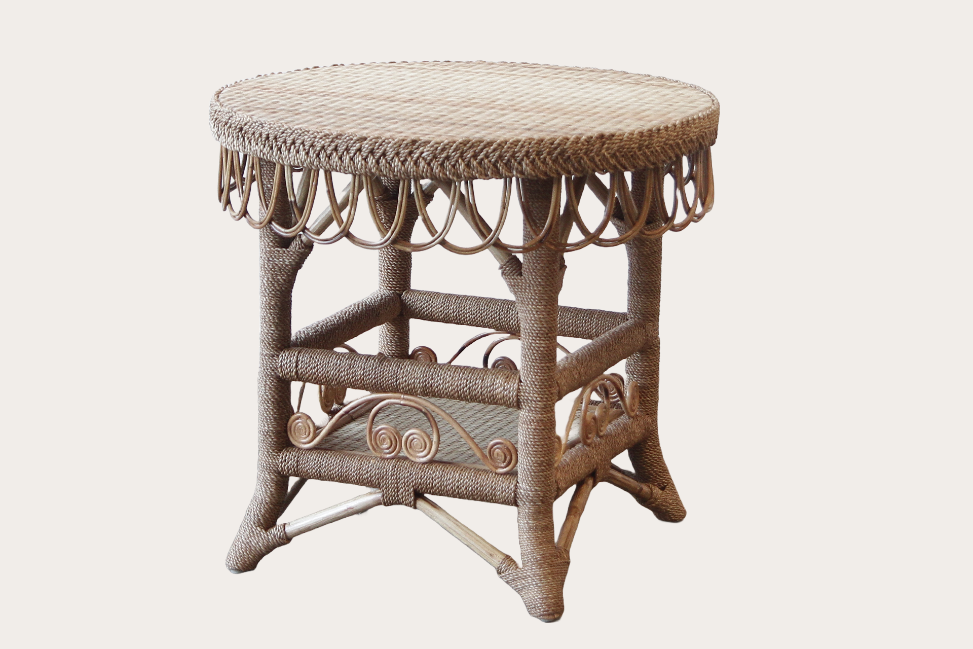 Hand Woven Rope Table