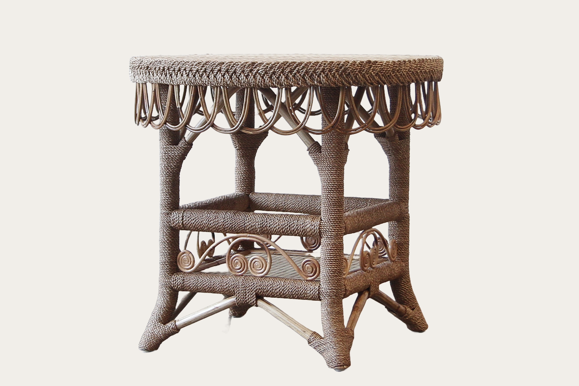 Hand Woven Rope Table