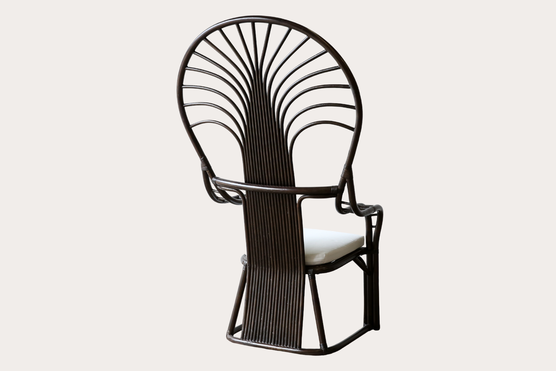 Royal Palm High Back Feature Chair. Tobacco