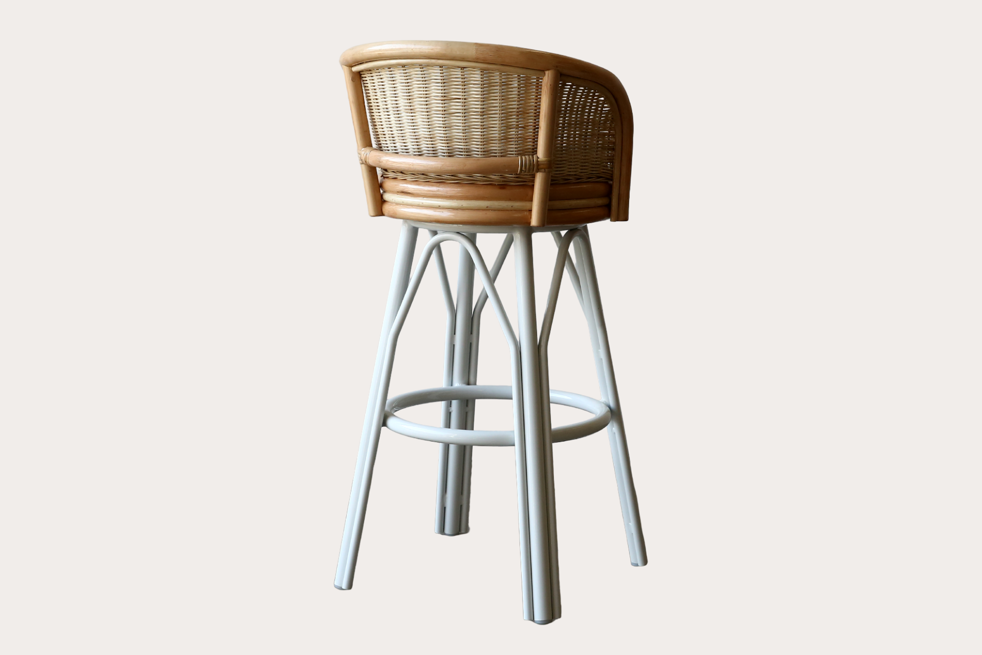 Sake Swivel Barstool - Aluminium