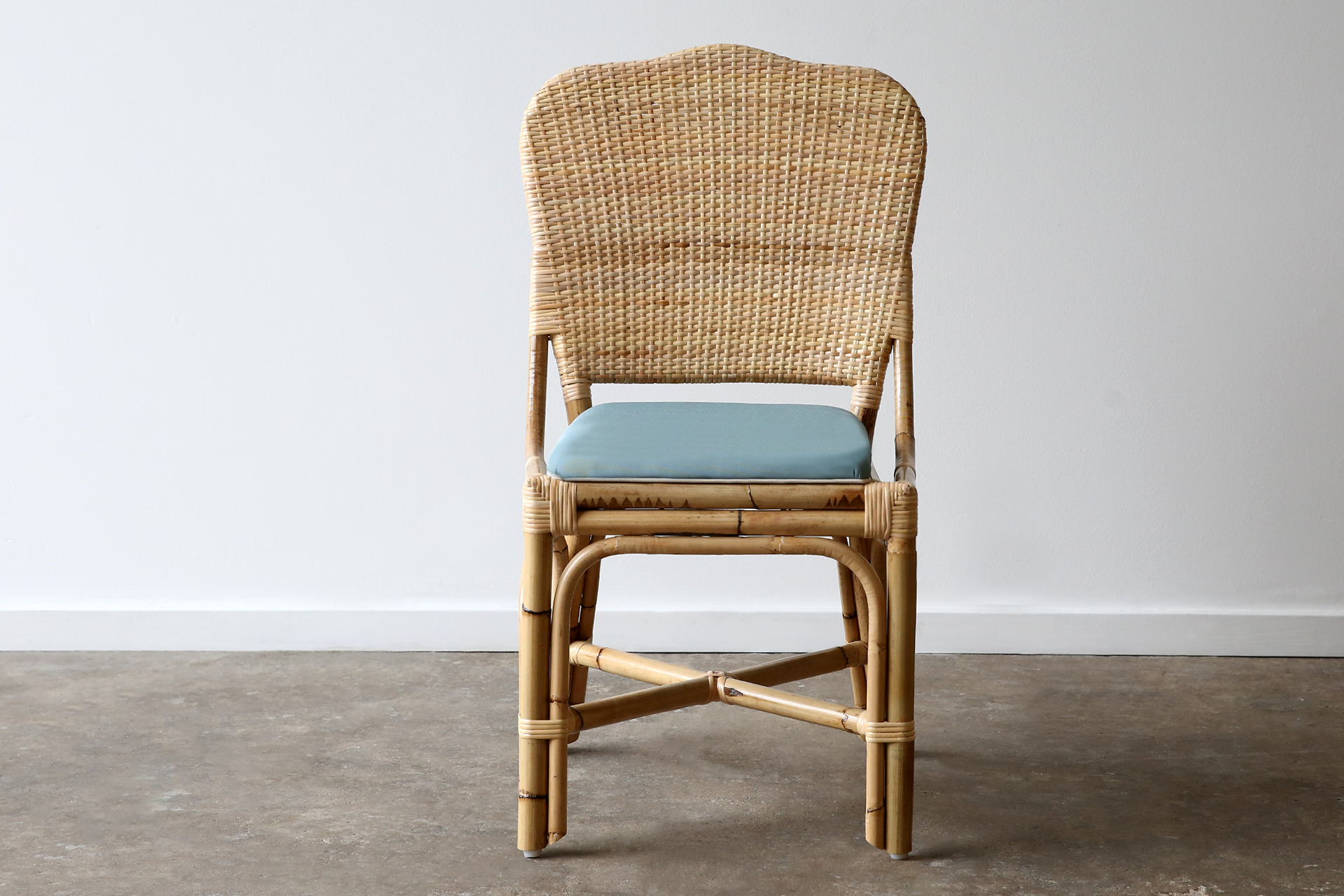Fernhill Side Chair | Handwoven Rattan & Wicker Dining Chair