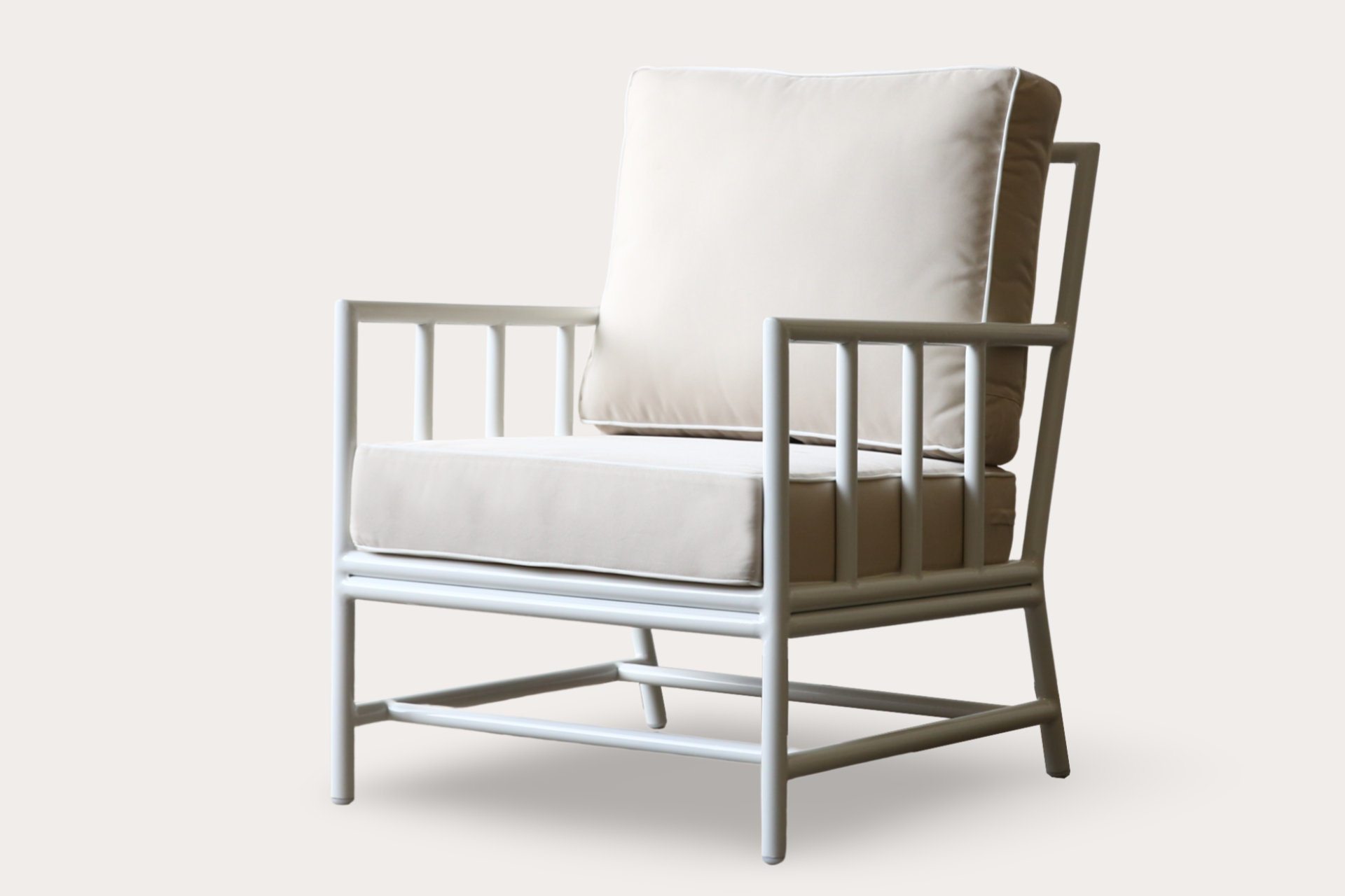 San Carlos Aluminium Outdoor Armchair. White
