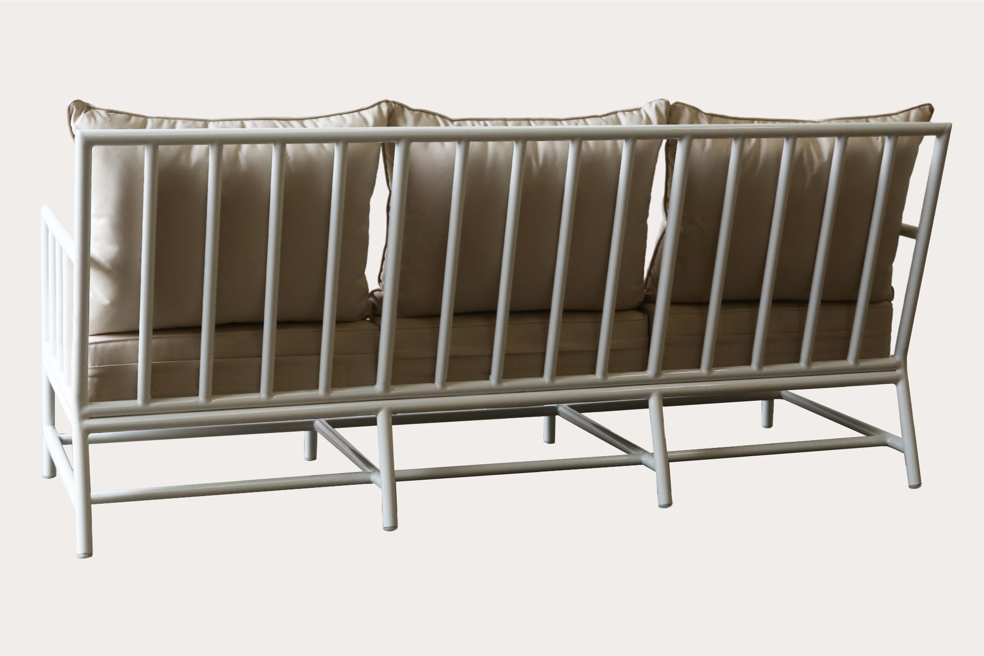 San Carlos Aluminium Outdoor 3 Seater. White