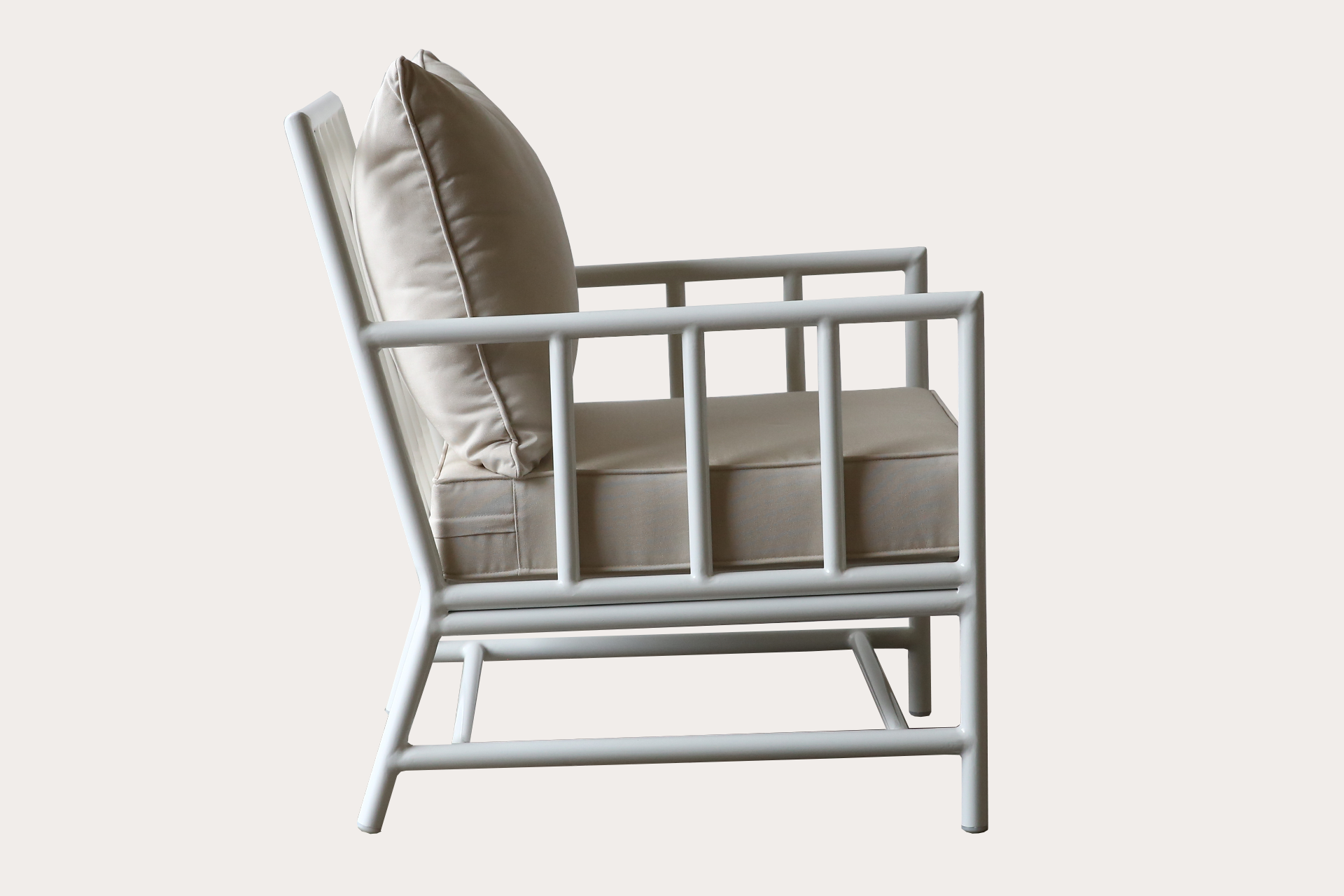 San Carlos Aluminium Outdoor Armchair. White