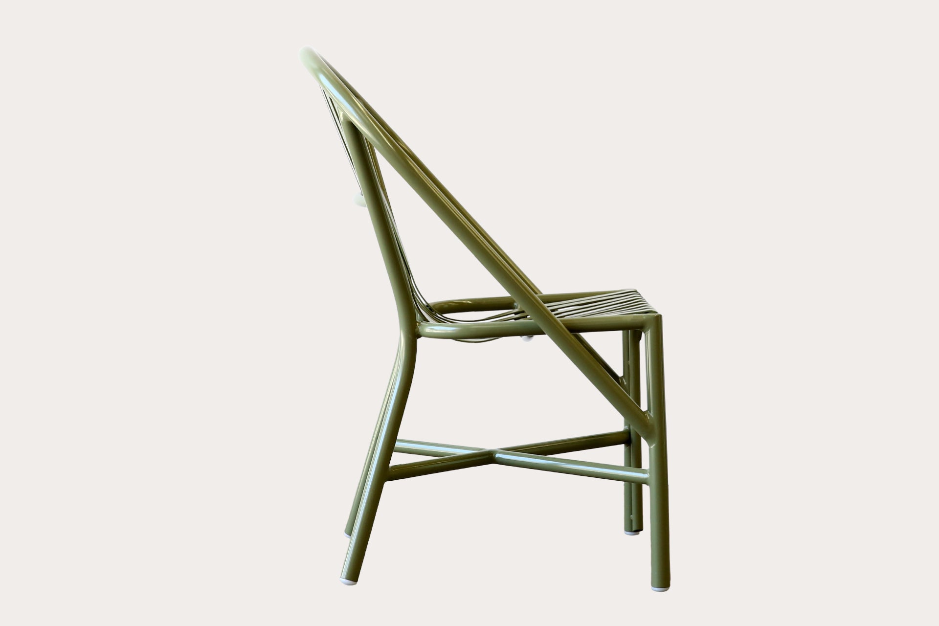 Santa Rita Outdoor Dining chair - RAL6013 Reed Green
