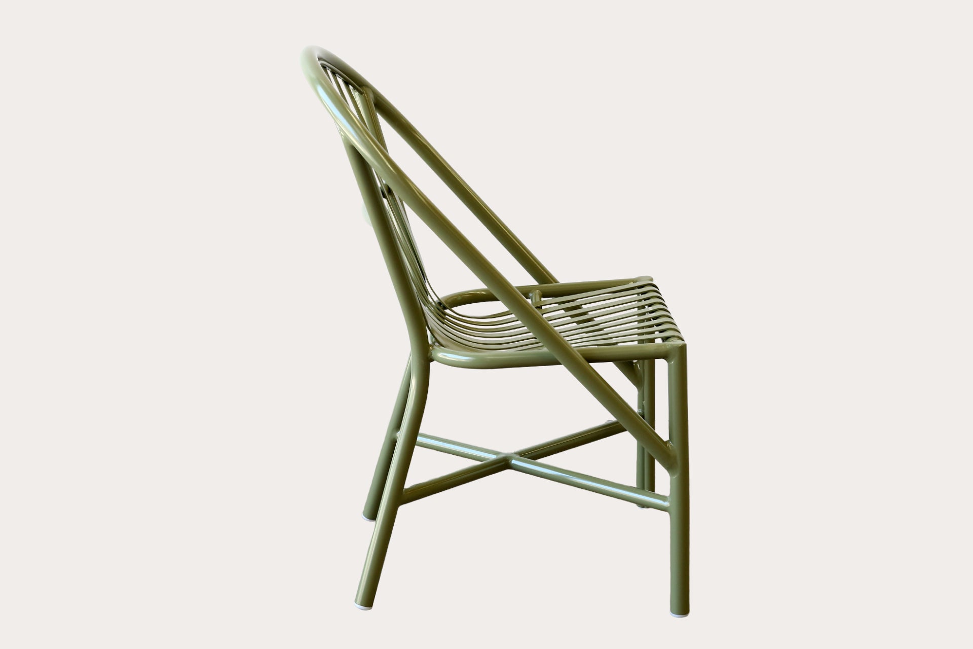 Santa Rita Outdoor Dining chair - RAL6013 Reed Green
