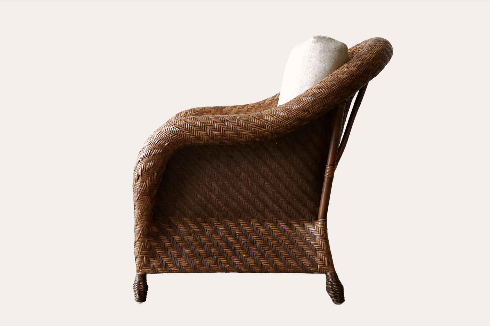 Sienna Armchair. Brown Wash