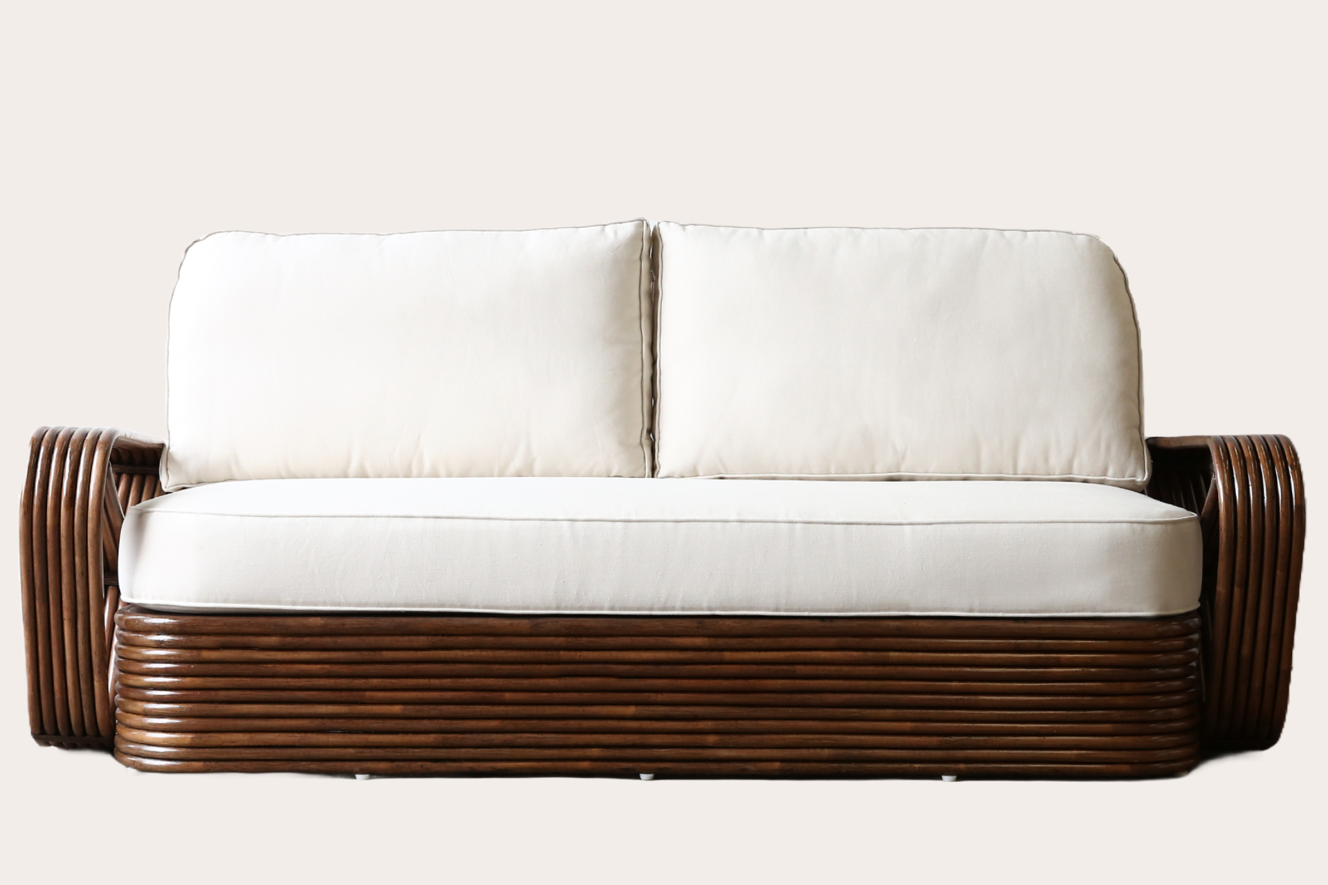 Rattan Soho style 3 seater sofa