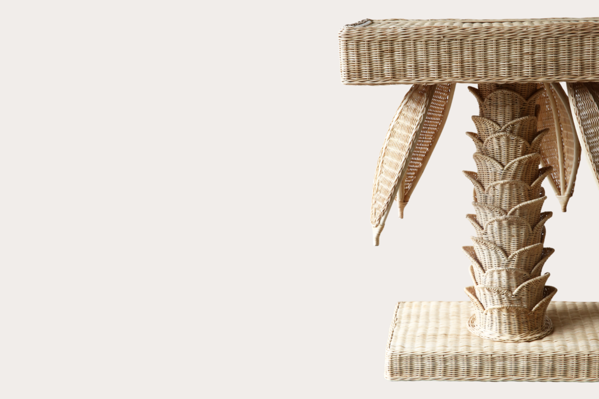 Soleil Wicker Console