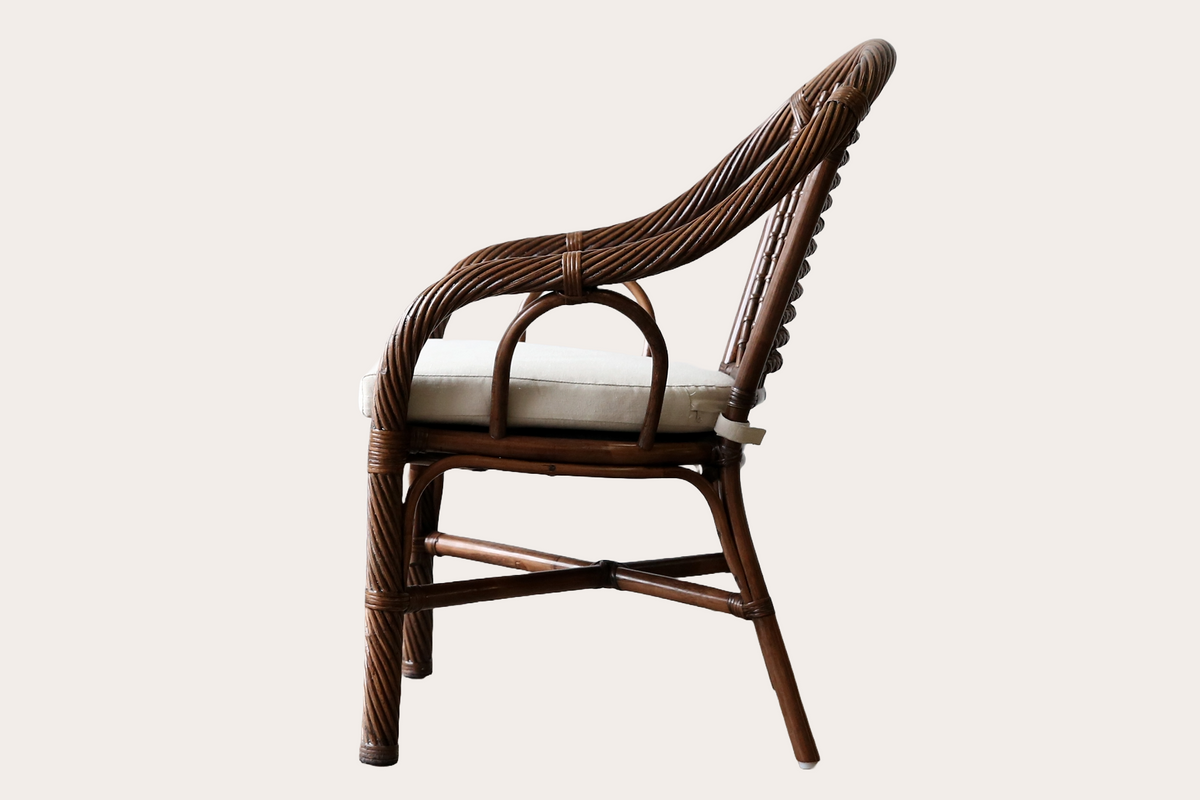 Lucia Dining Chair. Brown Wash