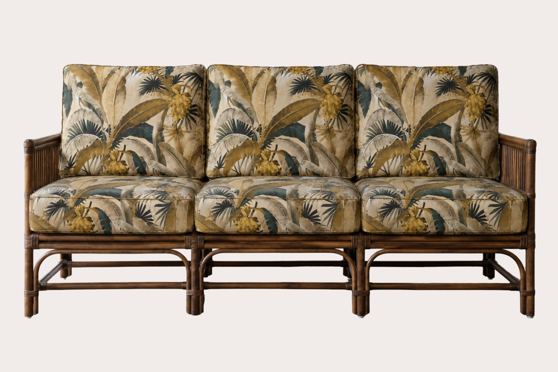 Tribeca 3 Seater. Brown Wash