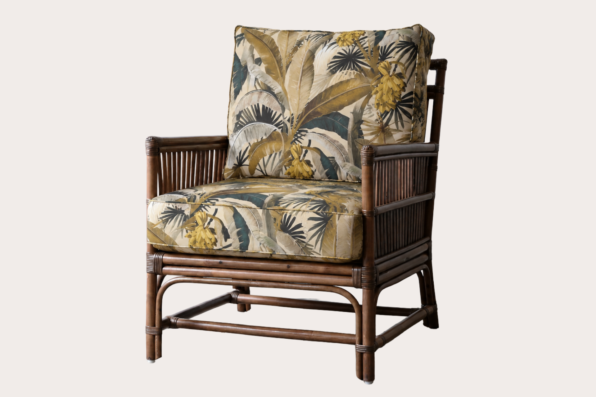 Tribeca Armchair. Brown Wash