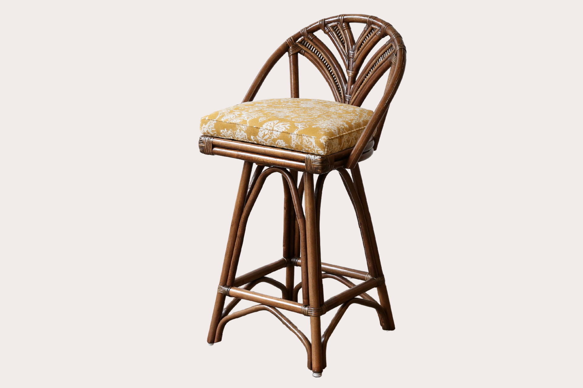 Tropi Cool Barstool - Brown wash