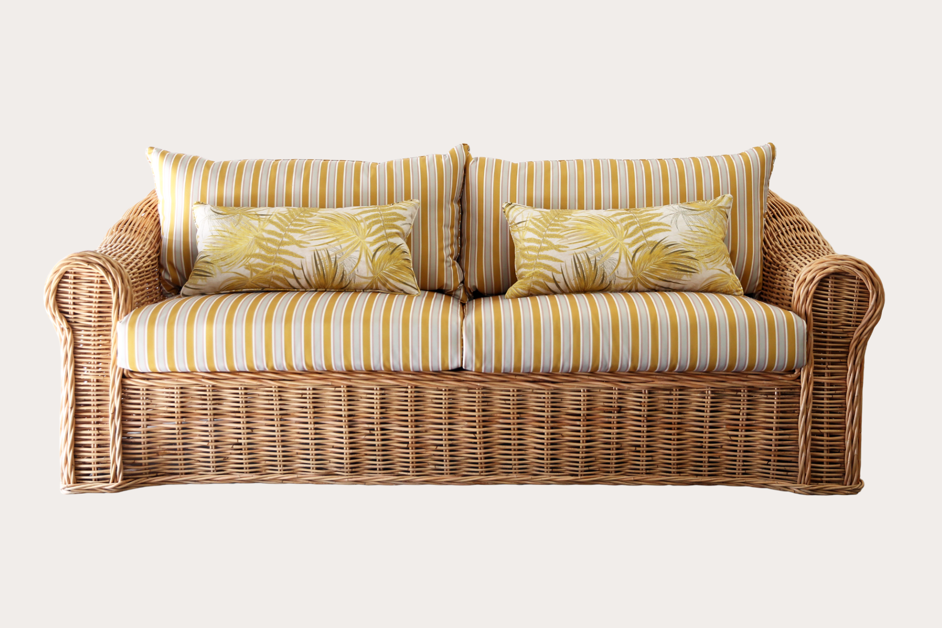 Vogue 3 Seater Club Lounge - Natural