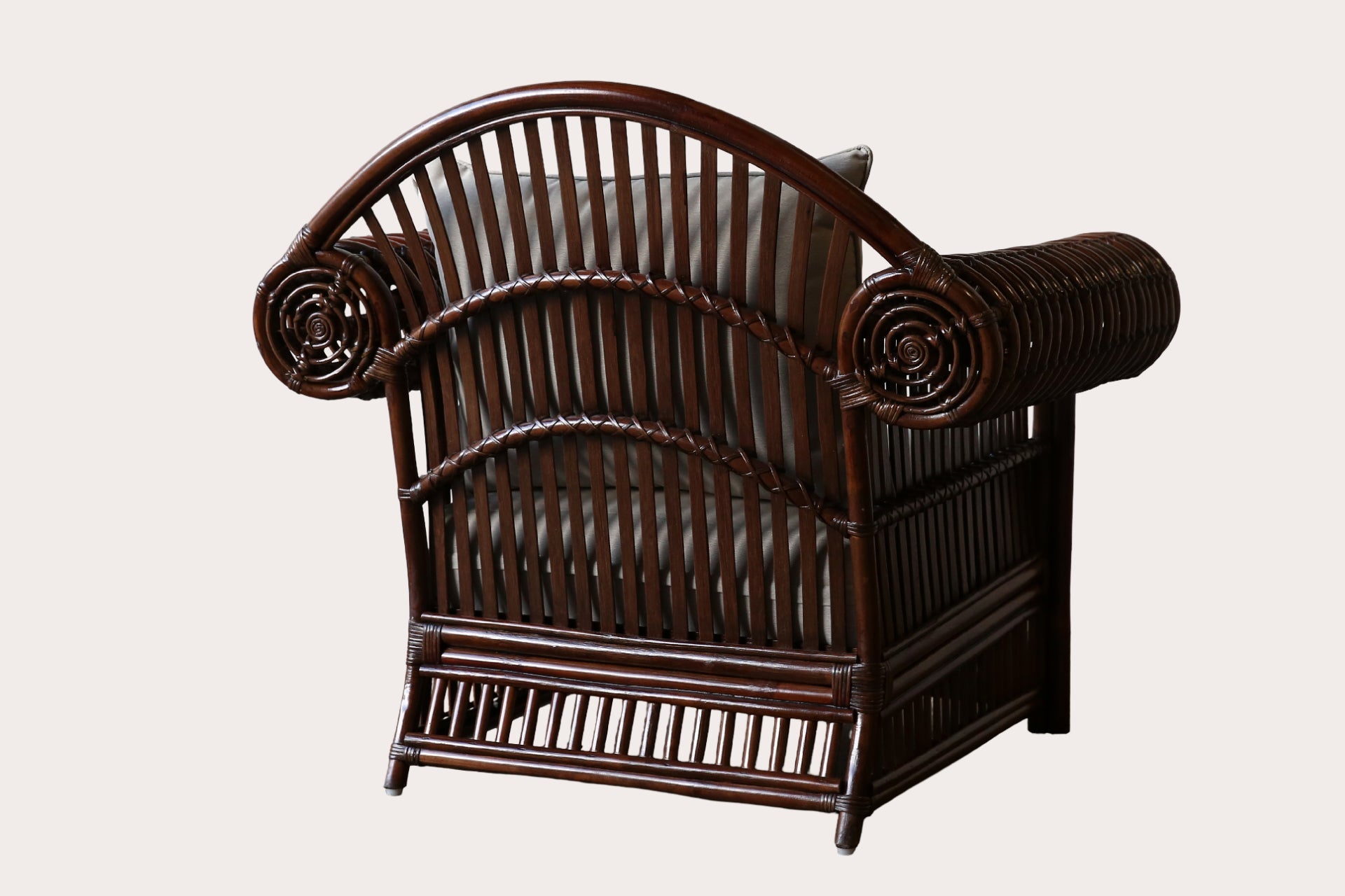 Wycombe Armchair. Brown Wash