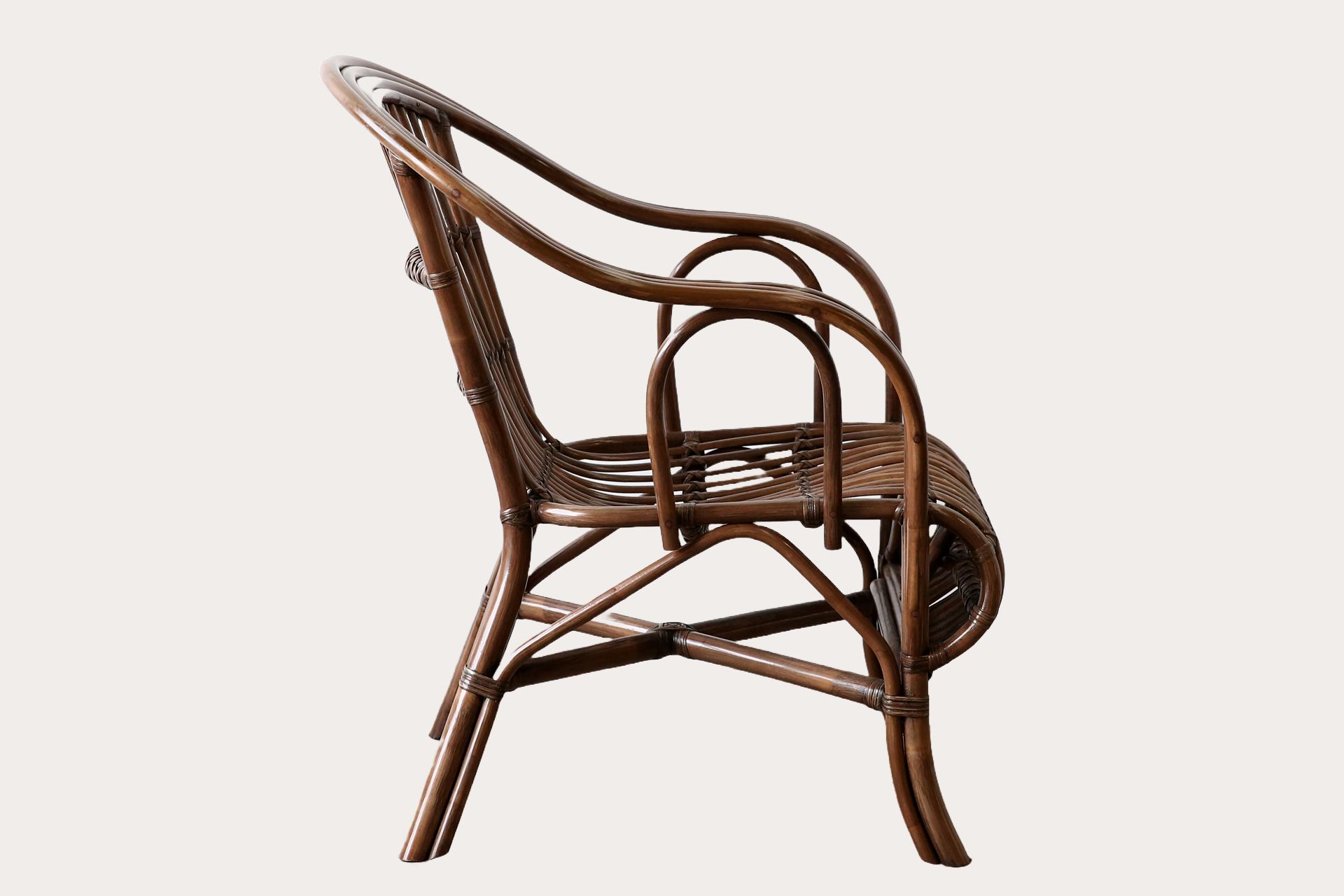 AW24 Armchair. Brown Wash