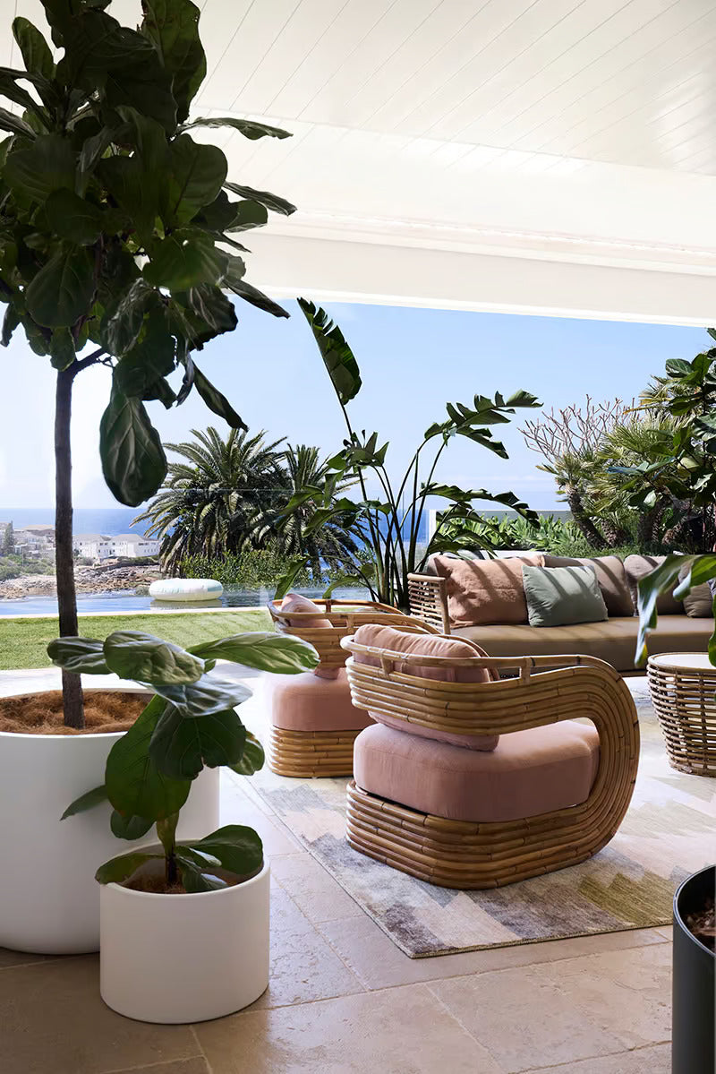 Curve 01 Rattan Furniture Collection | Classic Mid-Century Modern Desi