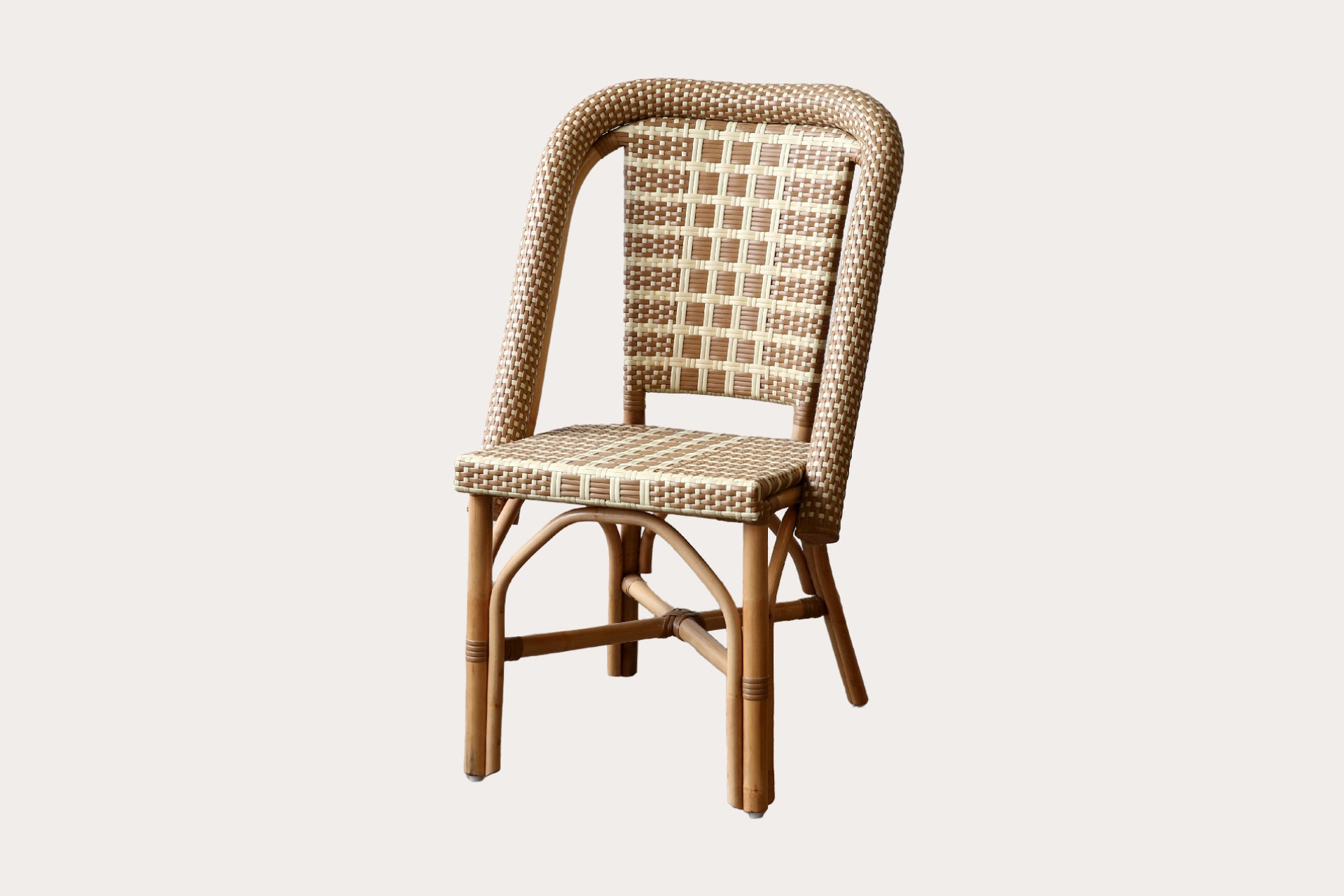 Andorra Side Chair - Taupe & Ringlet