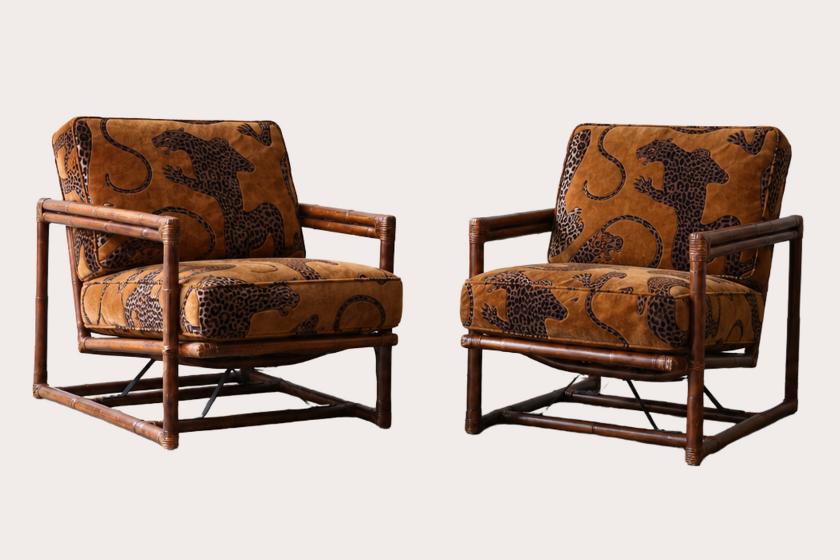 B71 armchairs - Leopard