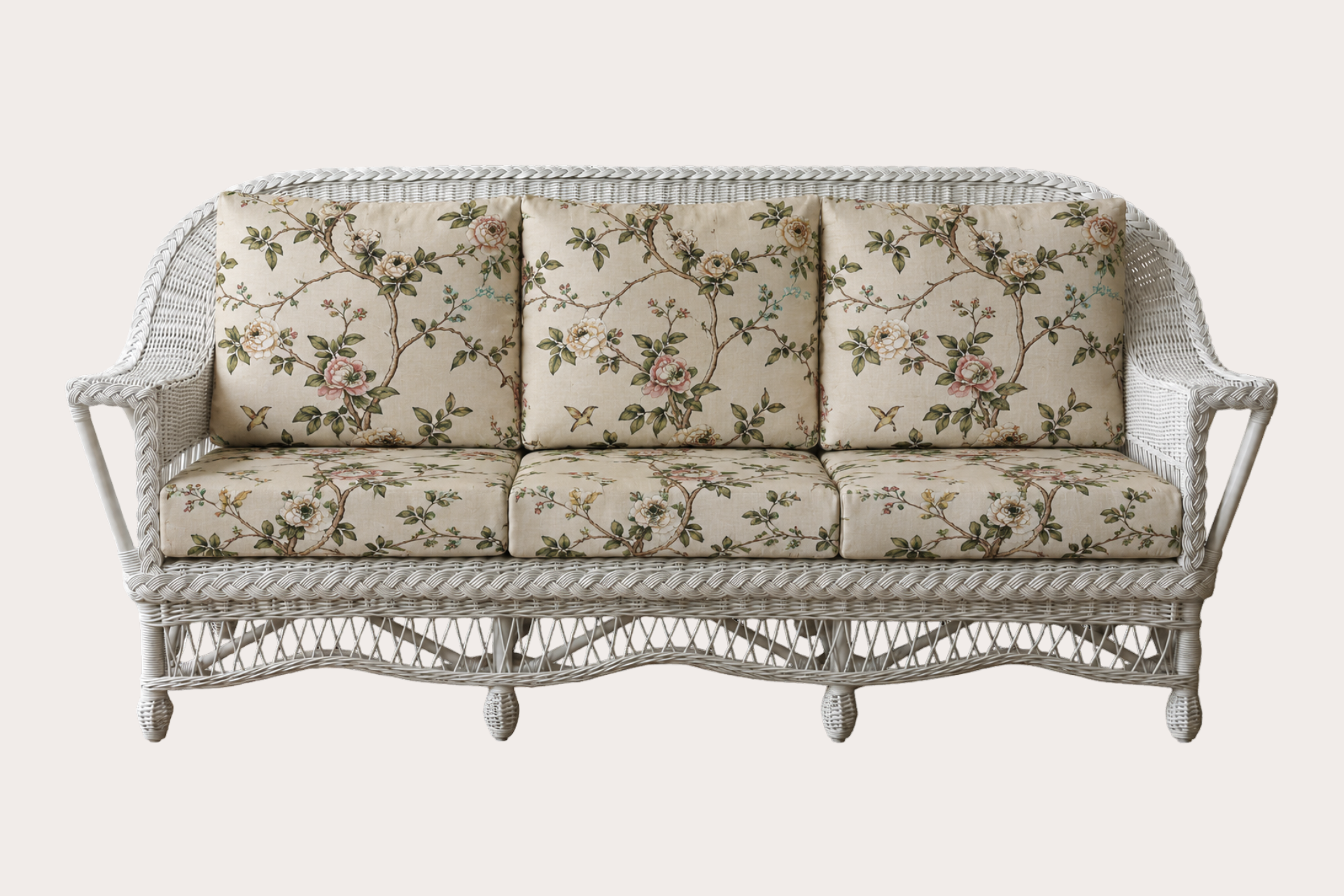 Bar Harbour 3 Seater. White