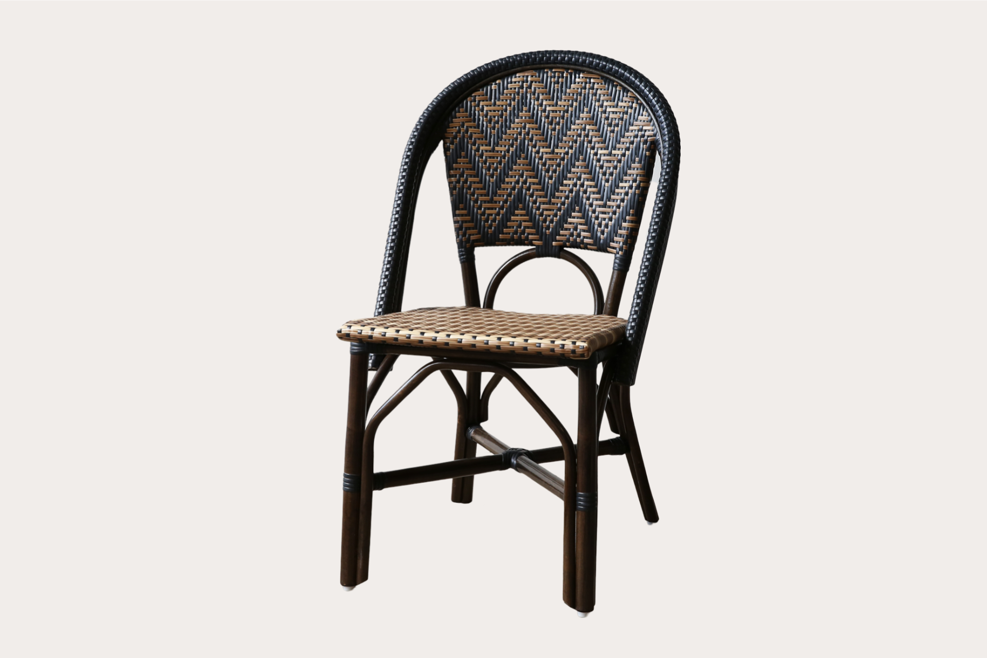 Barcelona Cafe Dining Chair | Tobacco Rattan Weave