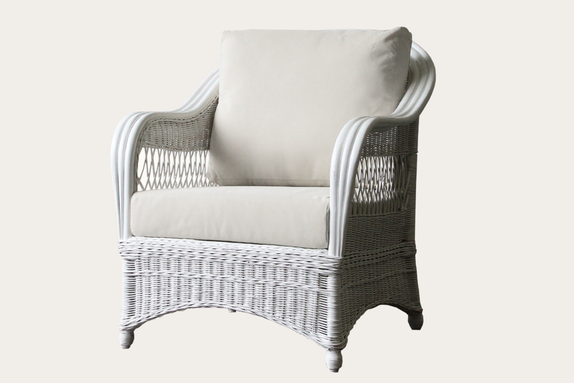 Bohol Armchair. White