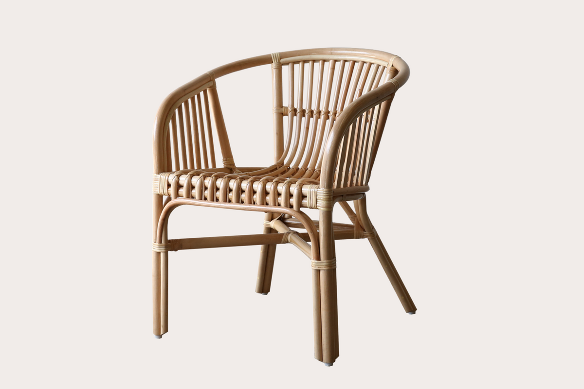 Bronte Split Cane Chair. Natural