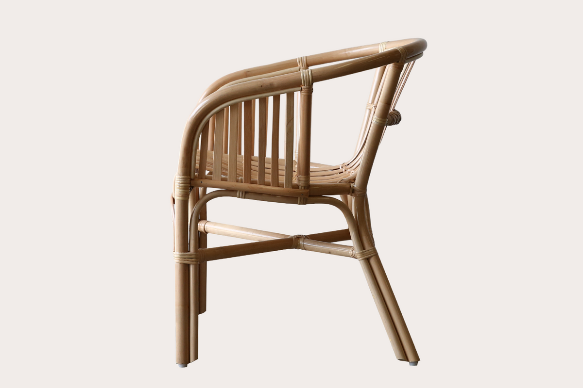 Bronte Split Cane Chair. Natural