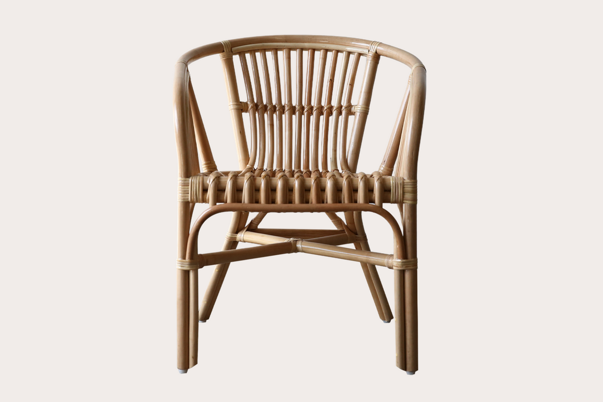 Bronte Split Cane Chair. Natural