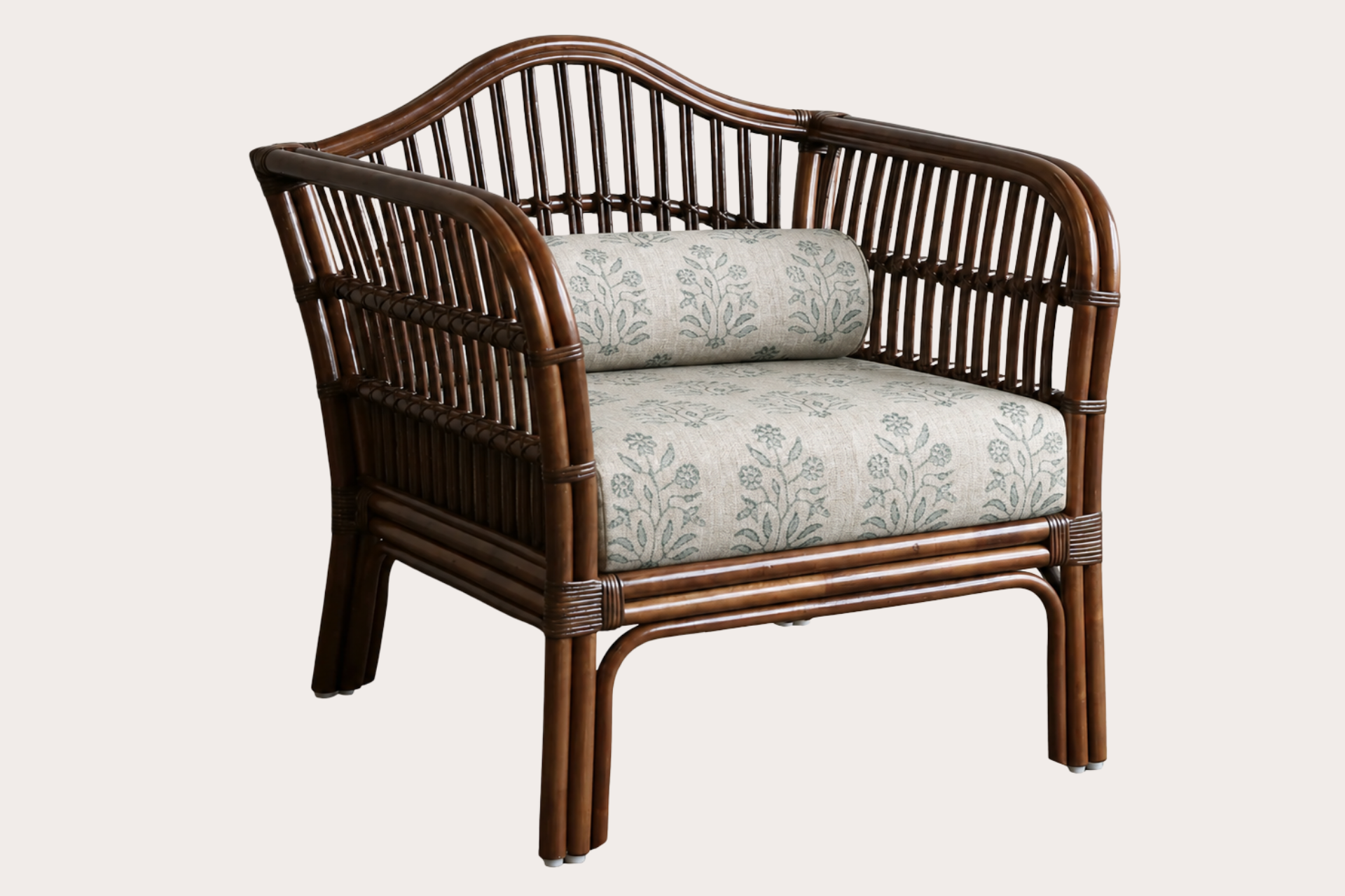 Cabarita Armchair. Brown Wash