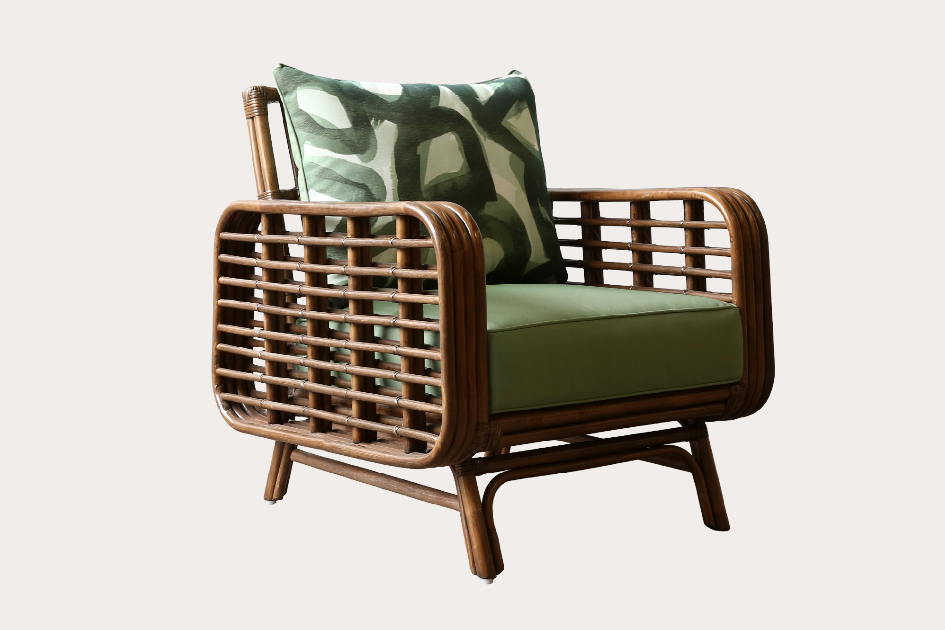 Catalina Armchair - Brown Wash