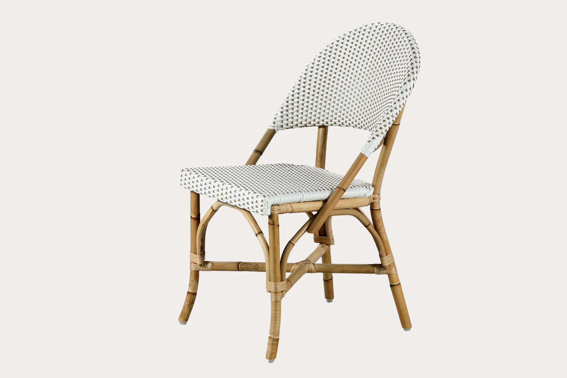 Classique Side Chair - White & Taupe