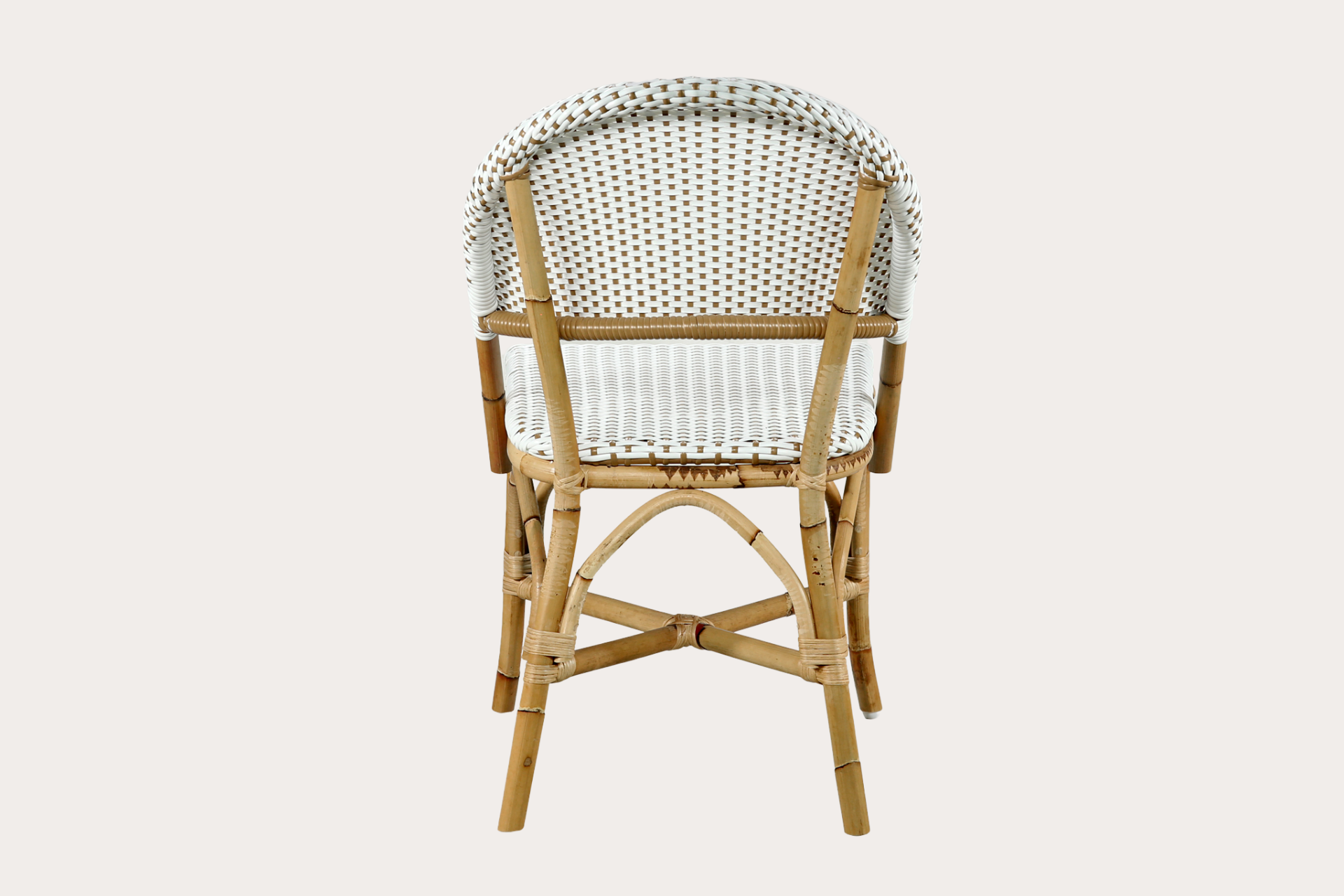 Classique Side Chair - White & Taupe