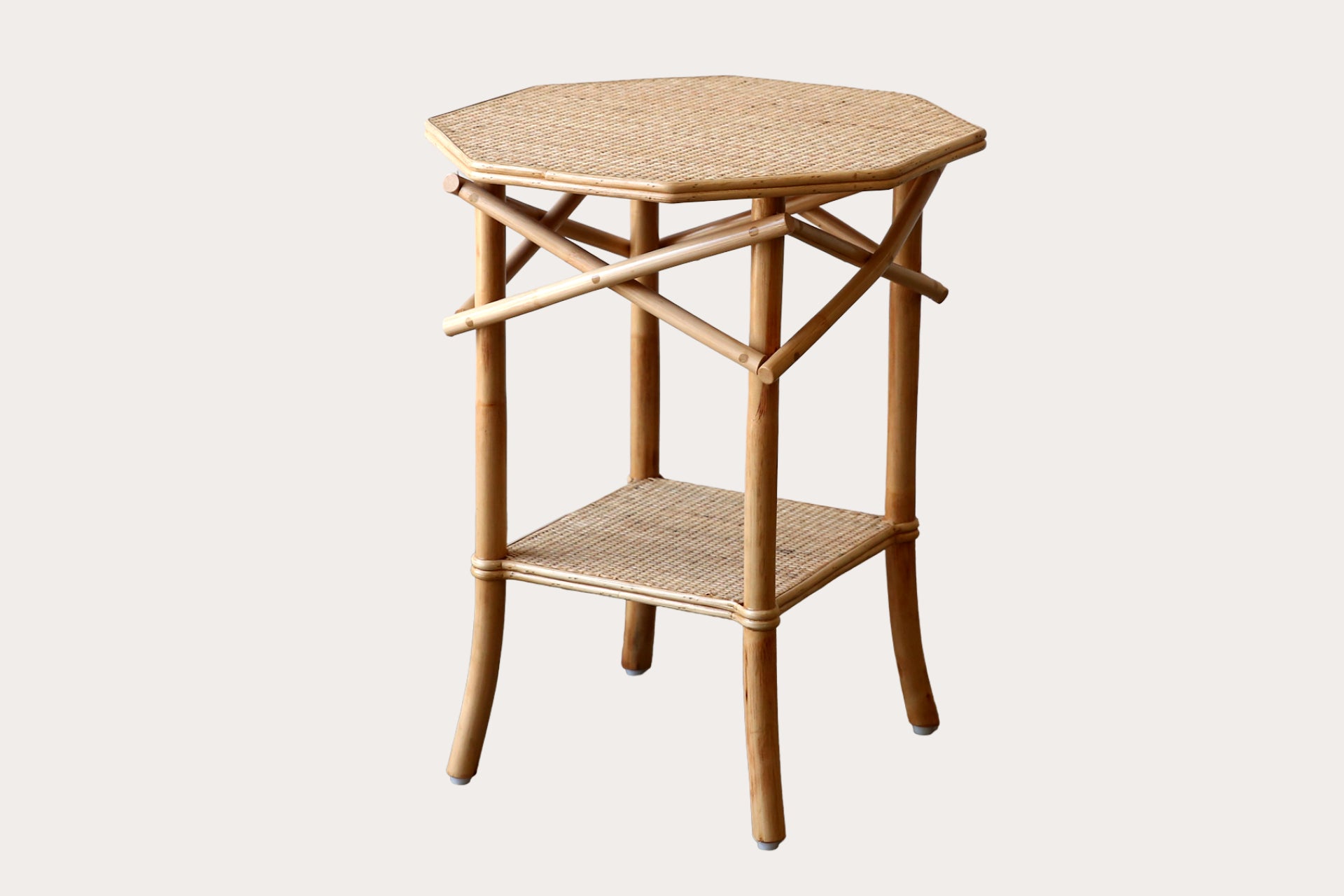 Ellerton Octagonal Side Table. Natural