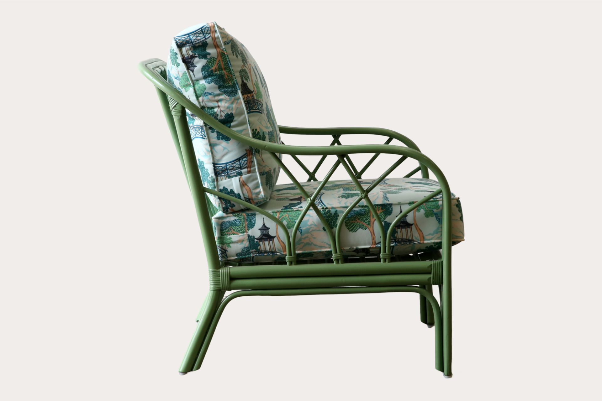 Florence Armchair. Green