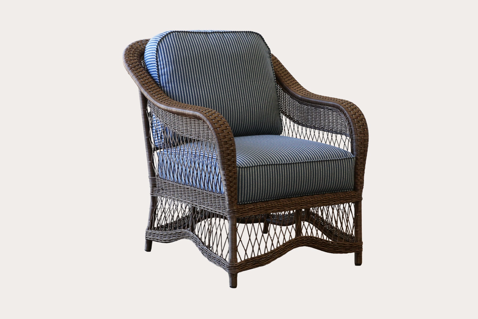 Hartley Outdoor Armchair. Brown Wash