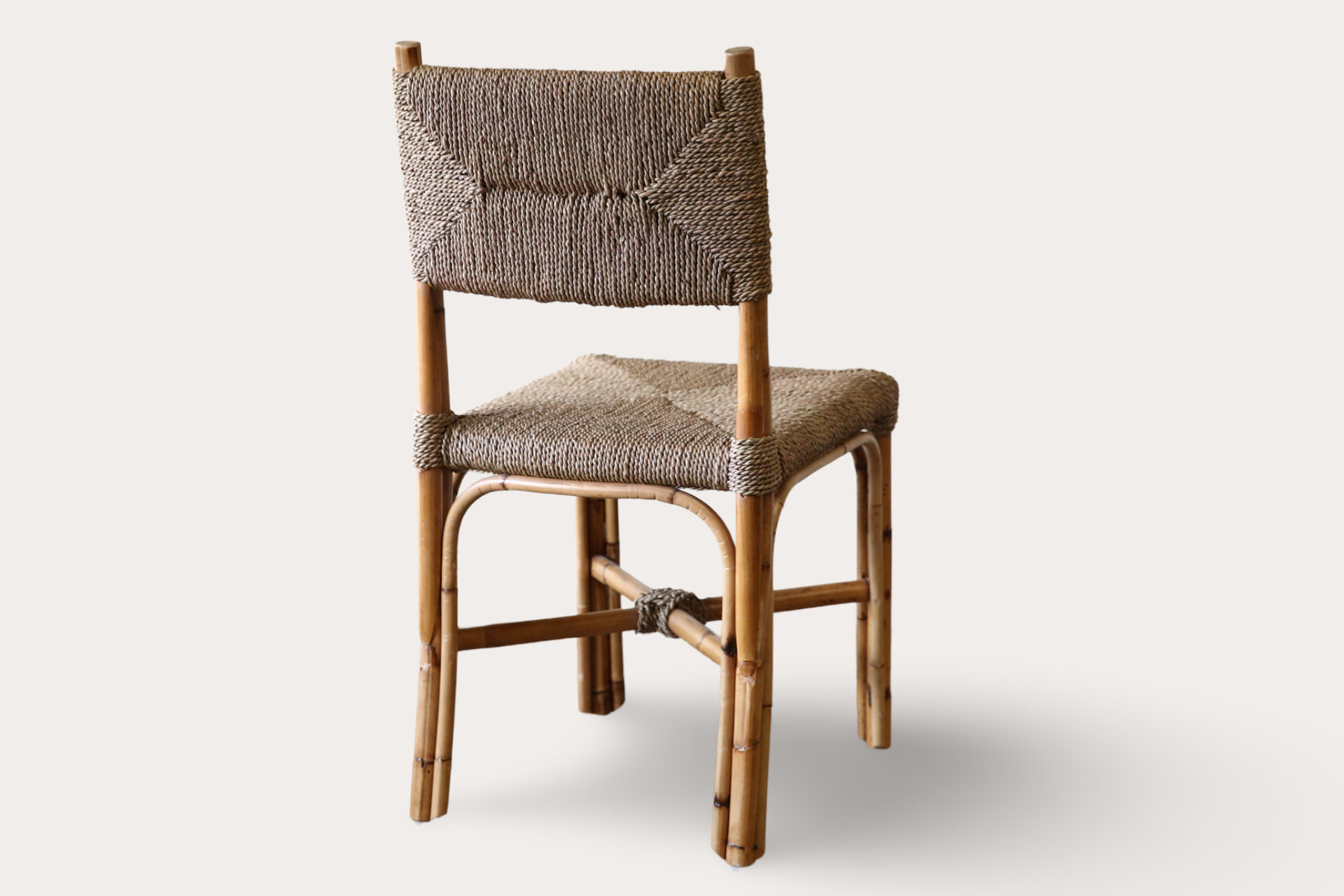 Hemingway rattan and rope dining