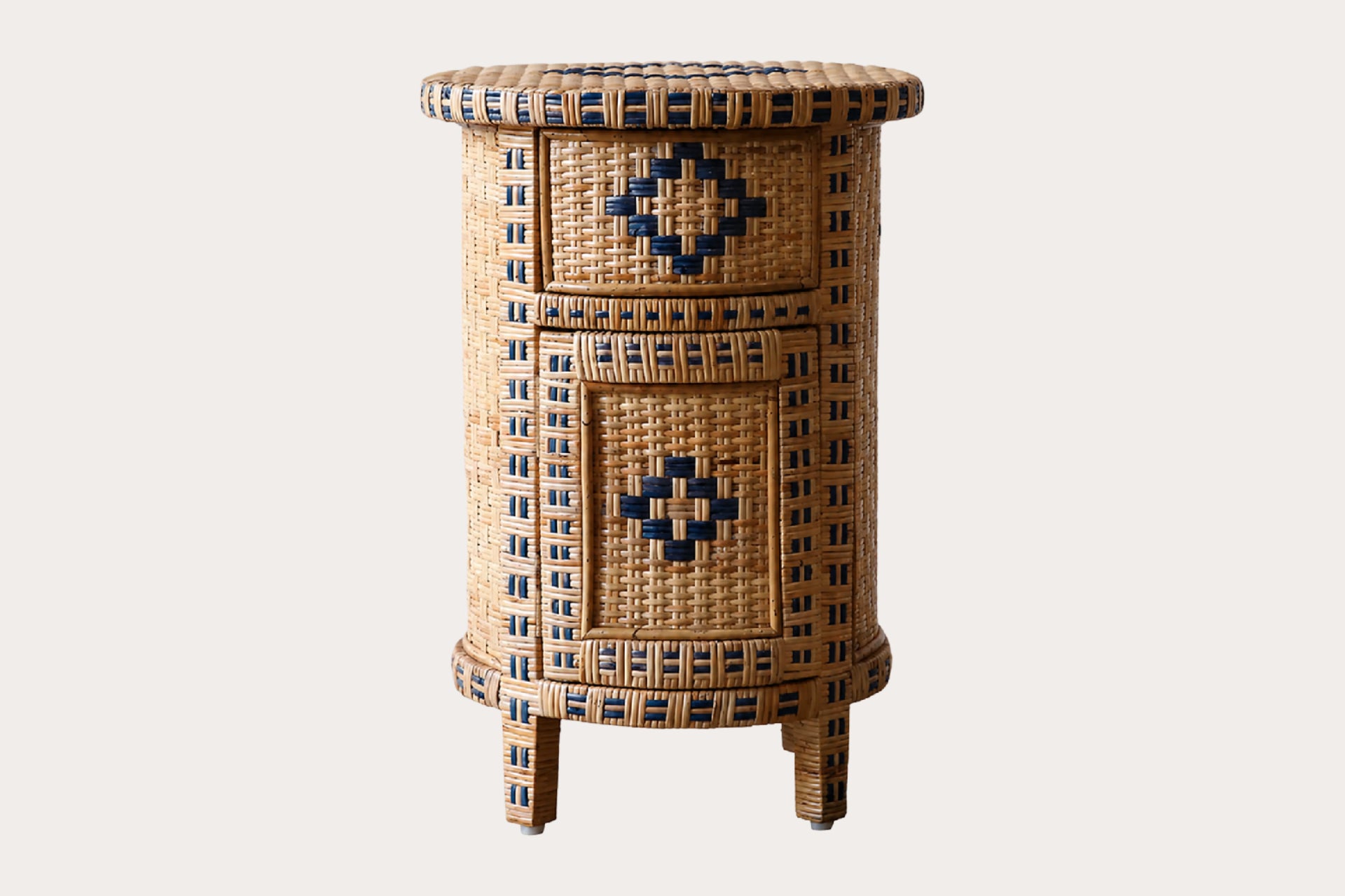 Larino Bedside Table - Boatswain Blue