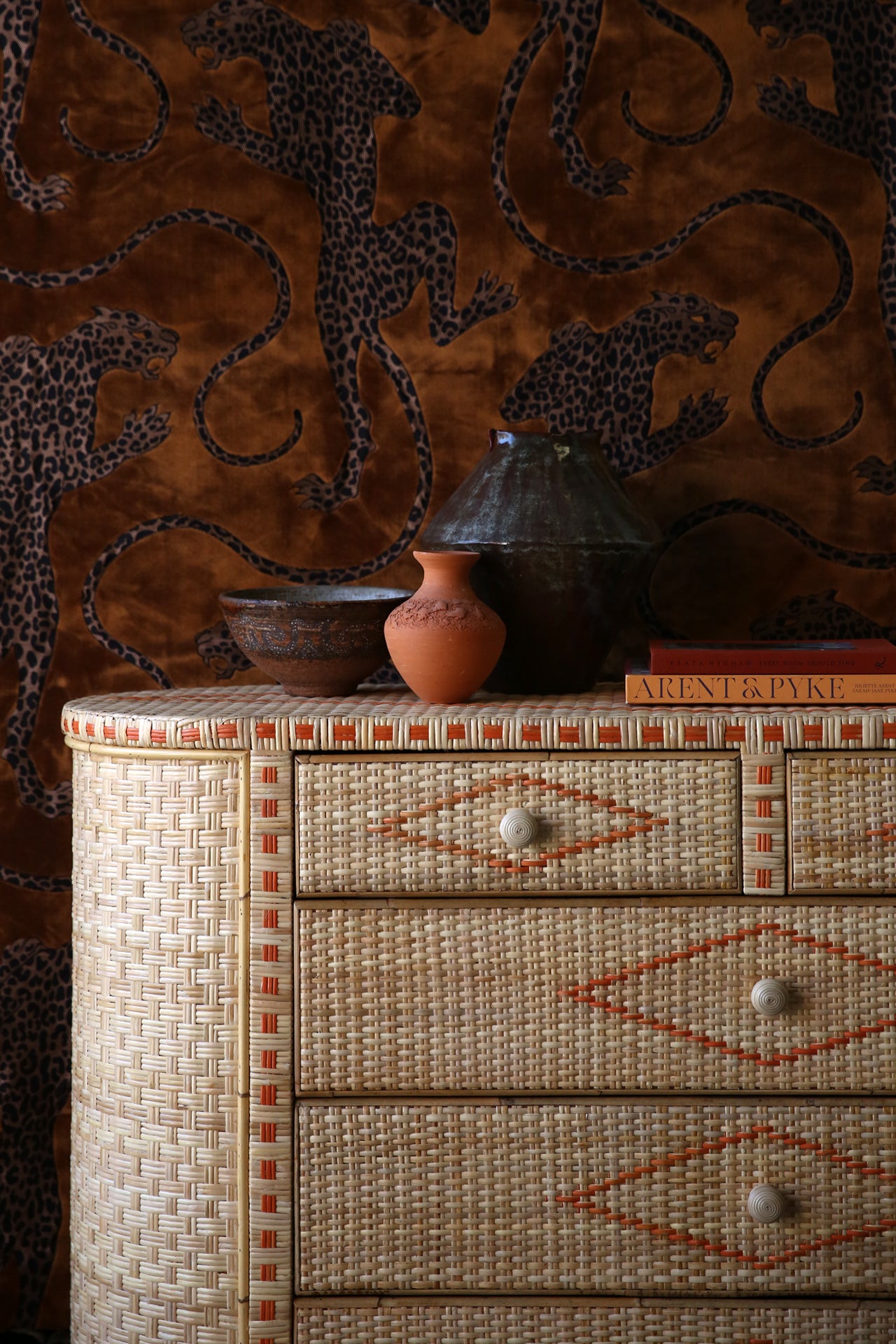 Larino 5 drawer chest - Arancia