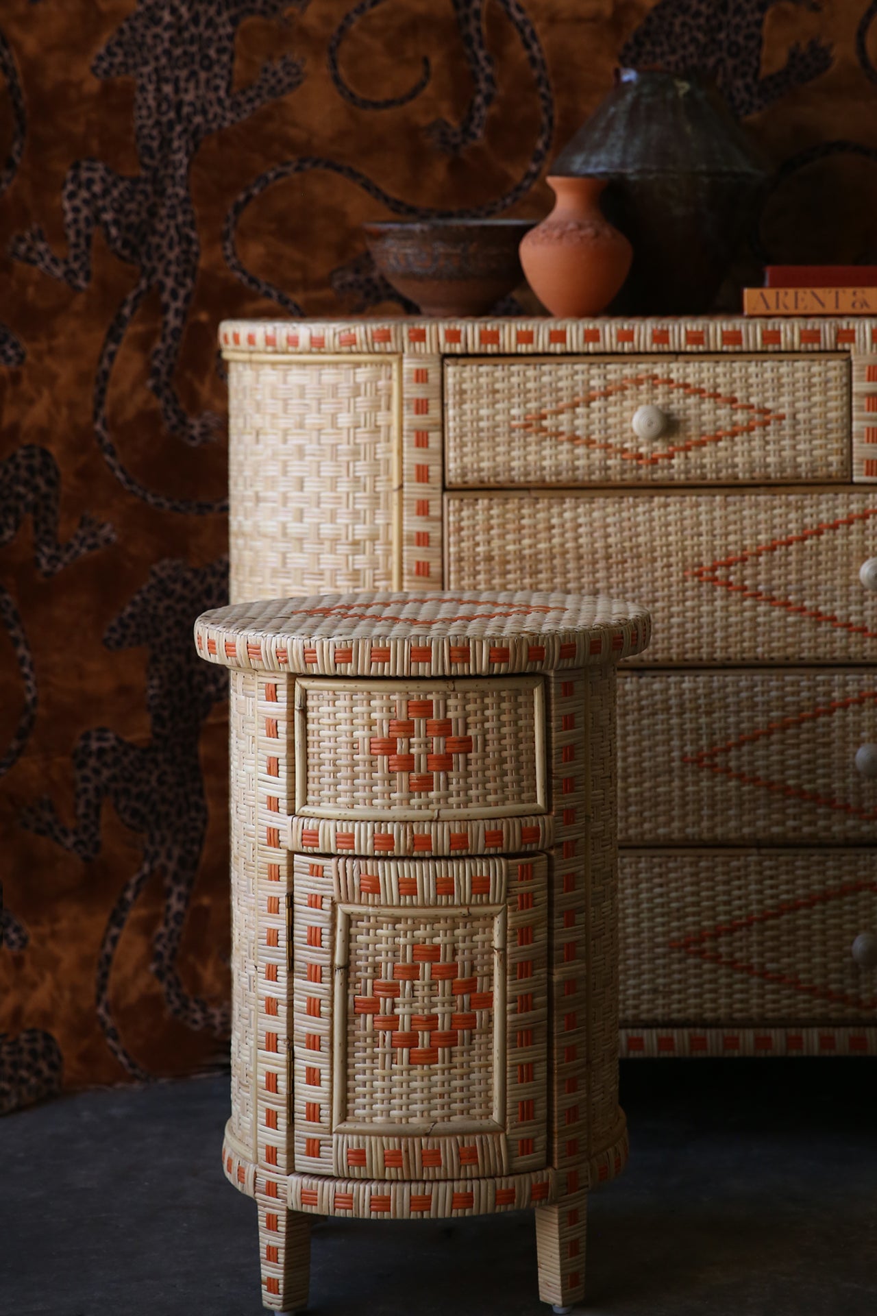 Larino Bedside Table - Arancia