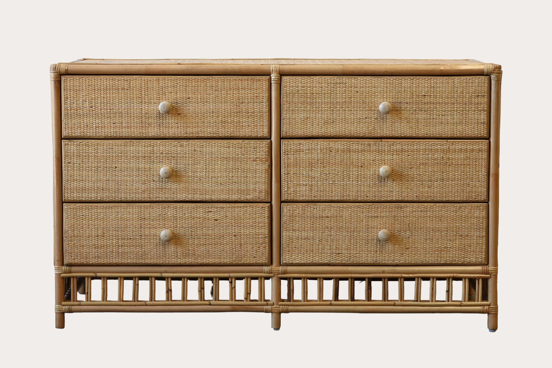 President 6 Drawer Chest. Natural
