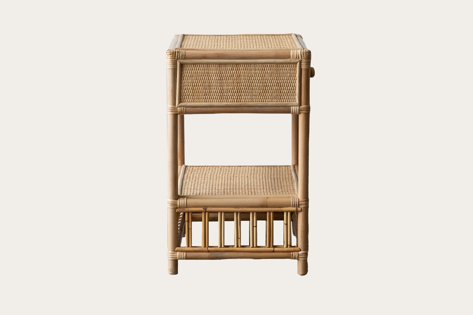 President 1 Drawer Bedside. Natural
