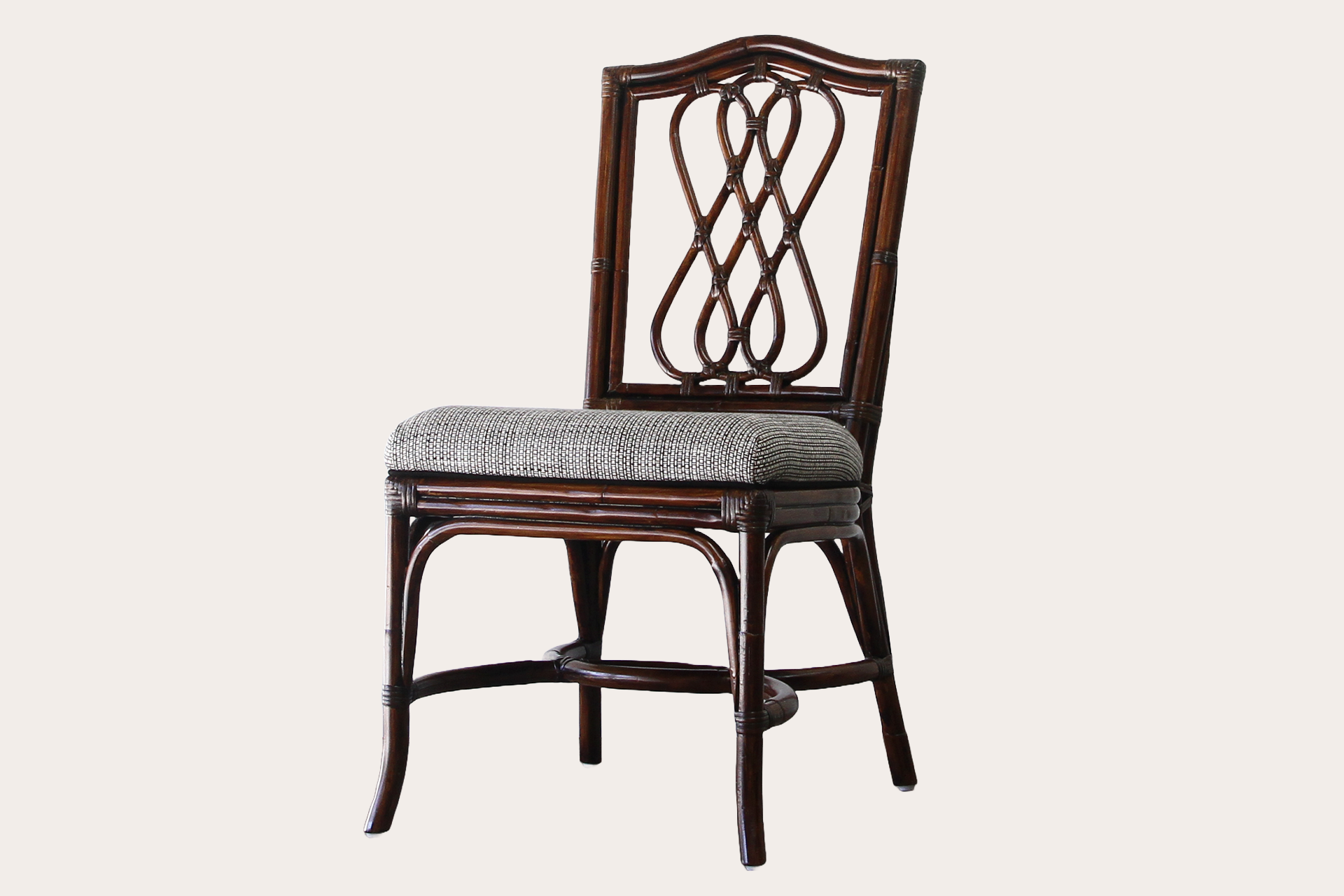Infinity rattan side chair