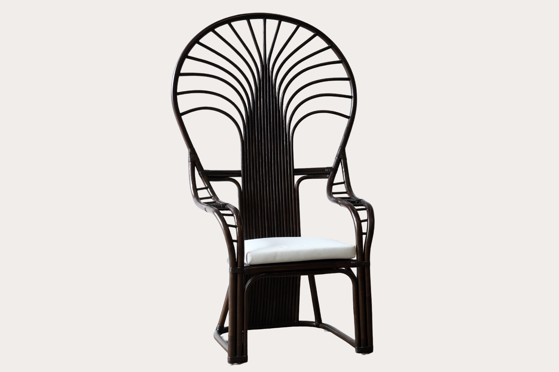 Royal Palm High Back Feature Chair. Tobacco