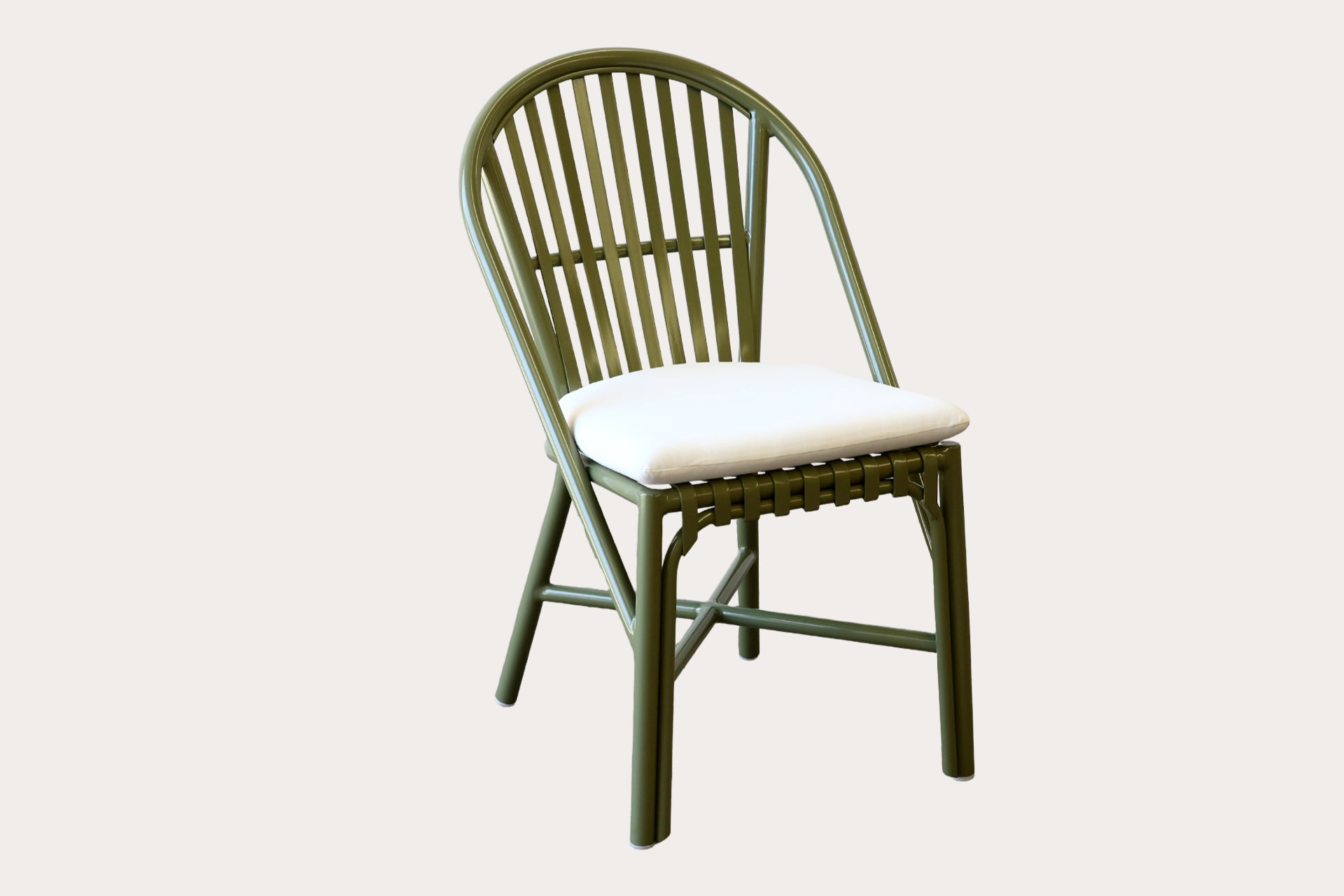 Santa Rita Outdoor Dining chair - RAL6013 Reed Green